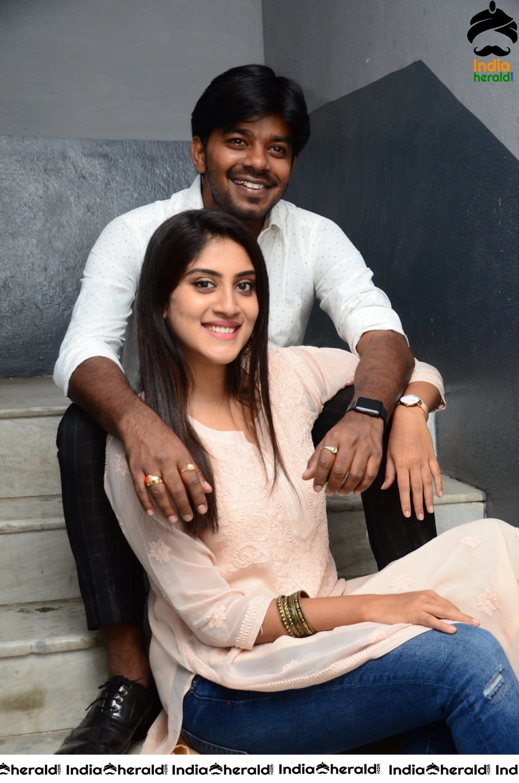 Actor Sudigali Sedheer Photos along with Dhanya Balakrishnan Set 2