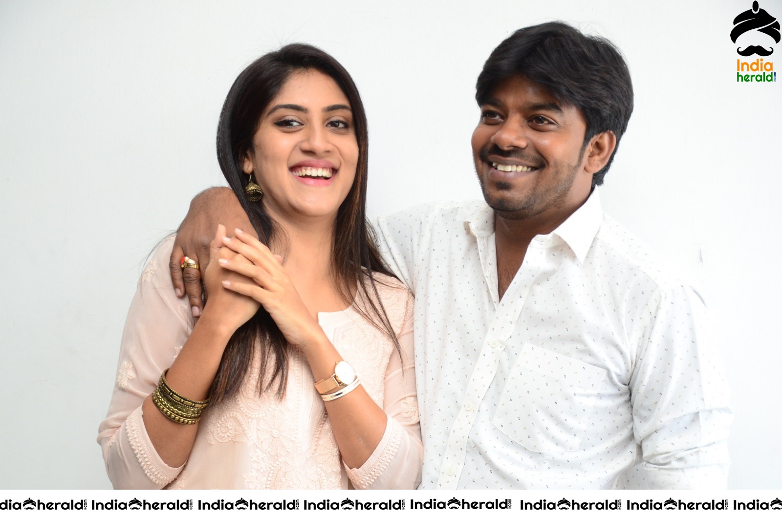 Actor Sudigali Sedheer Photos along with Dhanya Balakrishnan Set 2