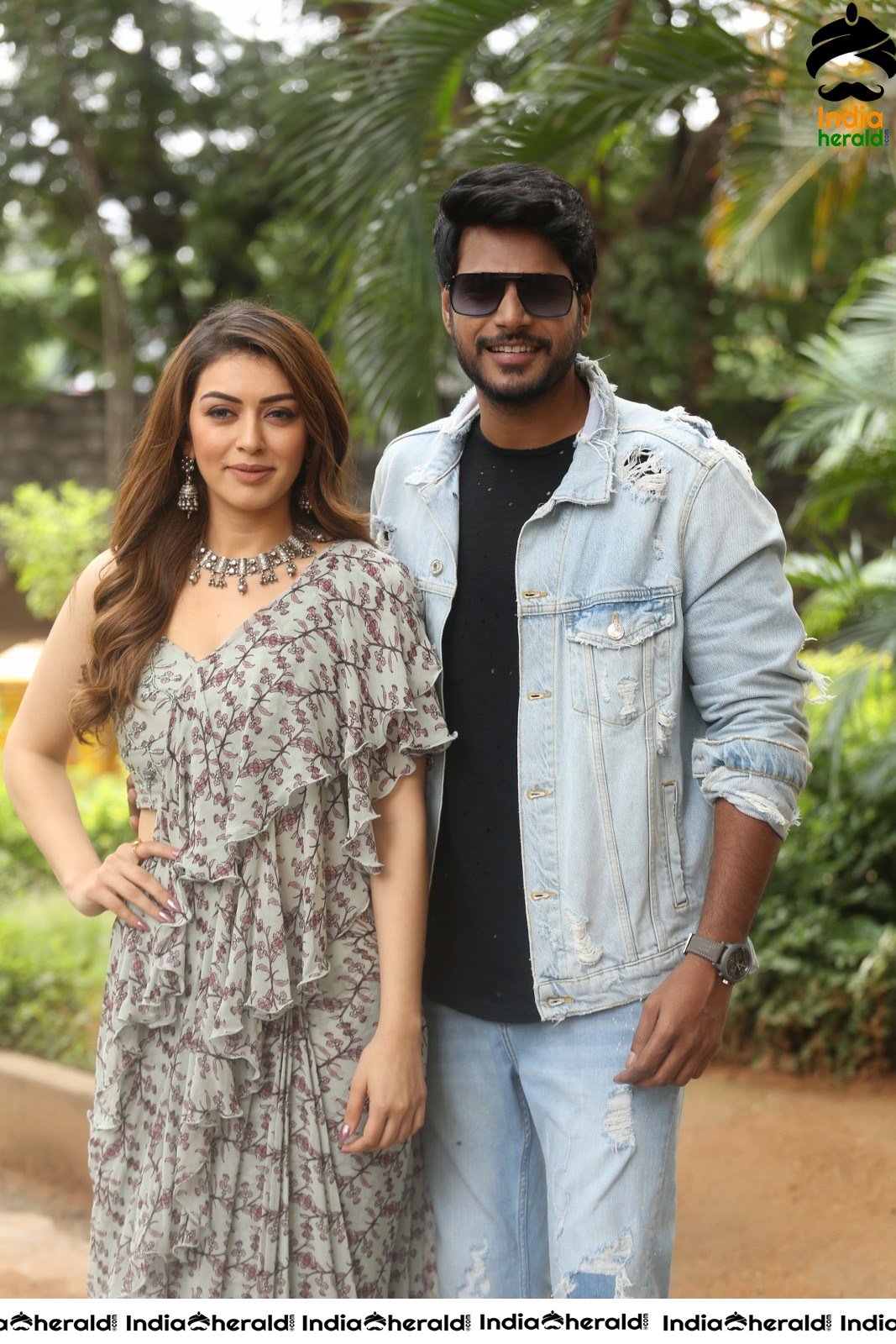 Actor Sundeep Kishan Looking Handsome and Stylish With Hansika Set 1