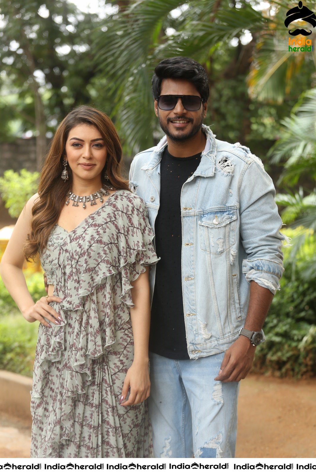 Actor Sundeep Kishan Looking Handsome and Stylish With Hansika Set 1