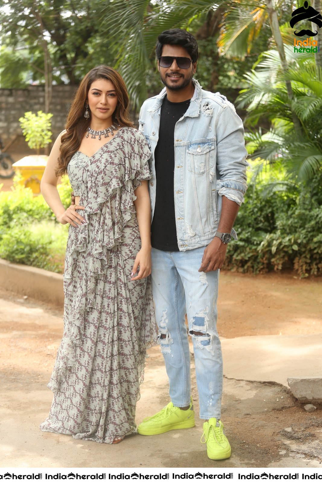 Actor Sundeep Kishan Looking Handsome and Stylish With Hansika Set 1