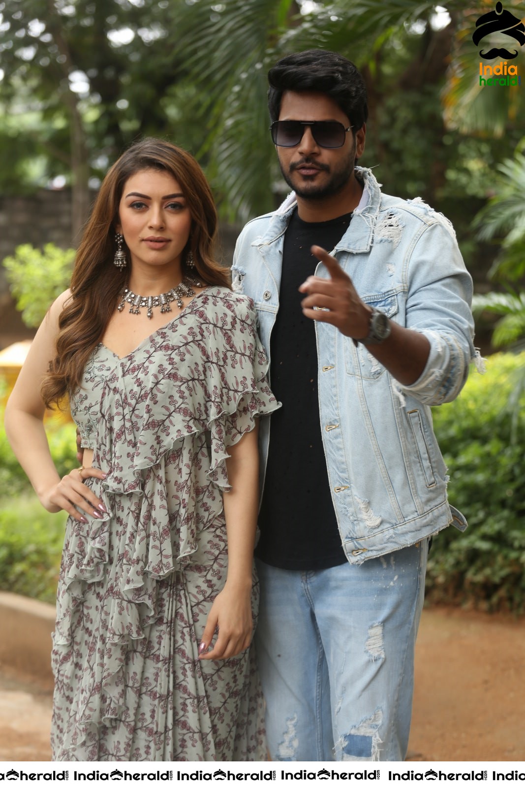 Actor Sundeep Kishan Looking Handsome and Stylish With Hansika Set 1