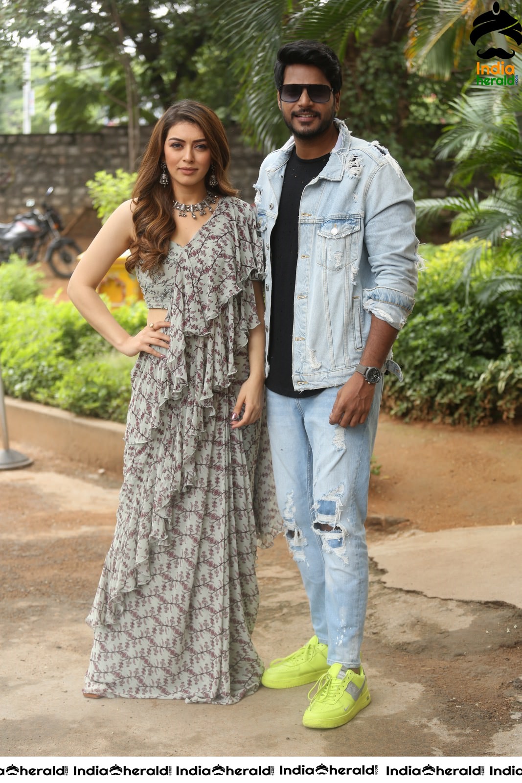 Actor Sundeep Kishan Looking Handsome and Stylish With Hansika Set 2