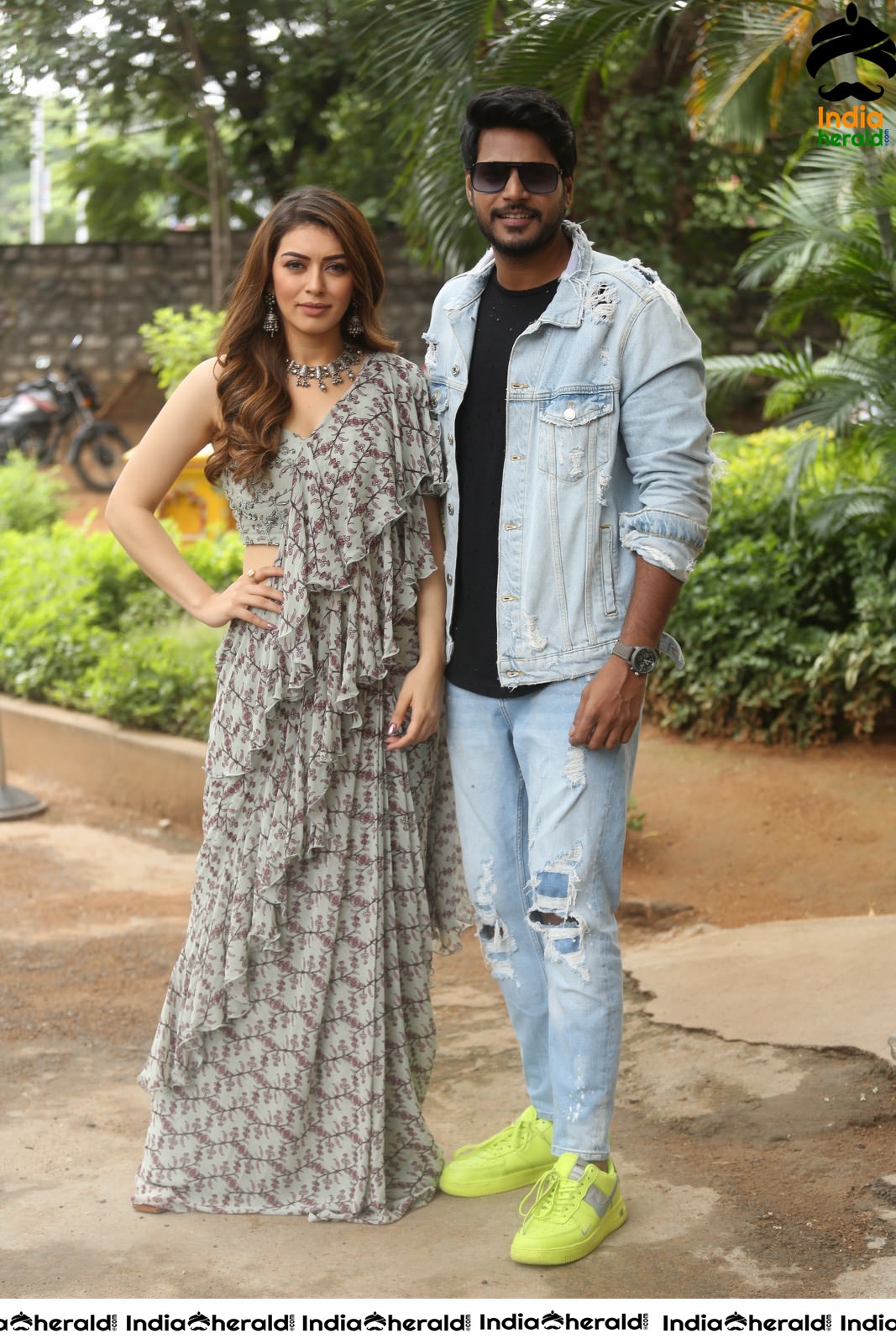 Actor Sundeep Kishan Looking Handsome and Stylish With Hansika Set 2