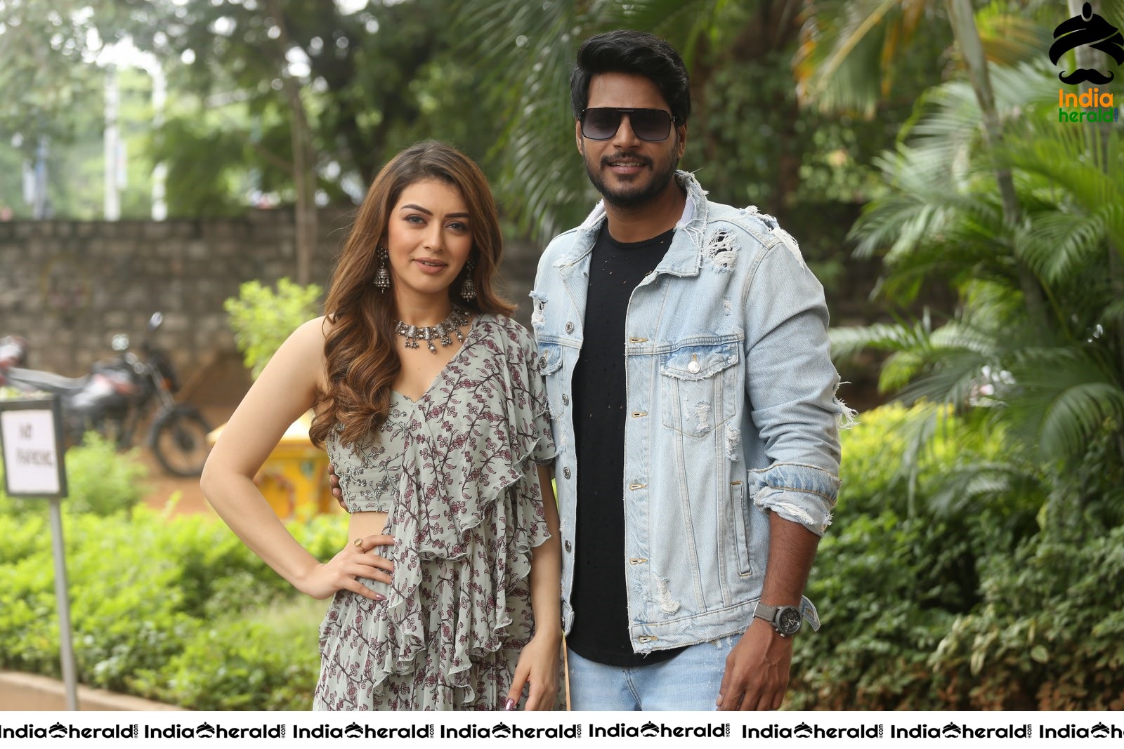 Actor Sundeep Kishan Looking Handsome and Stylish With Hansika Set 3