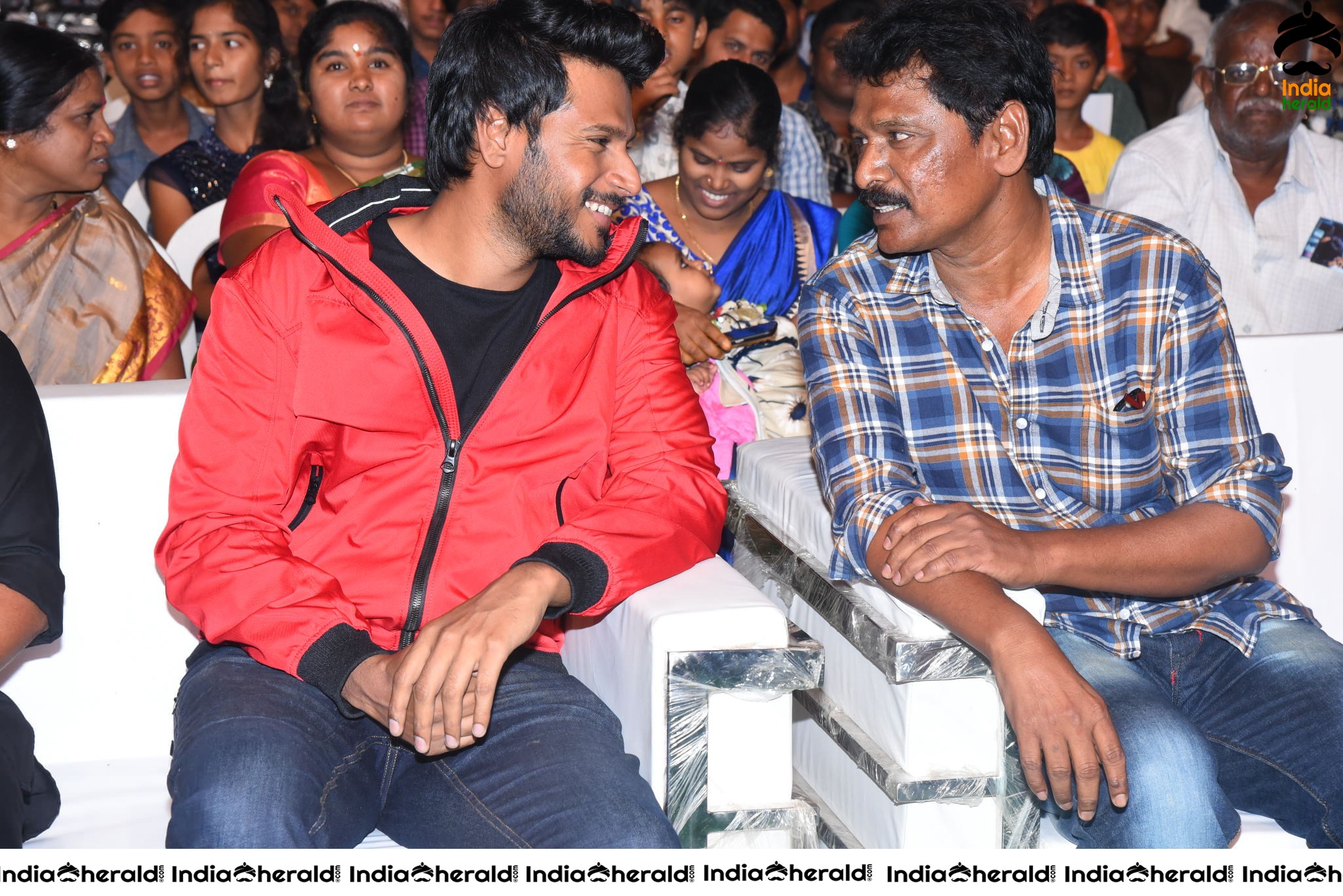 Actor Sundeep Kishan looking Smart in Red Jerkin Set 1