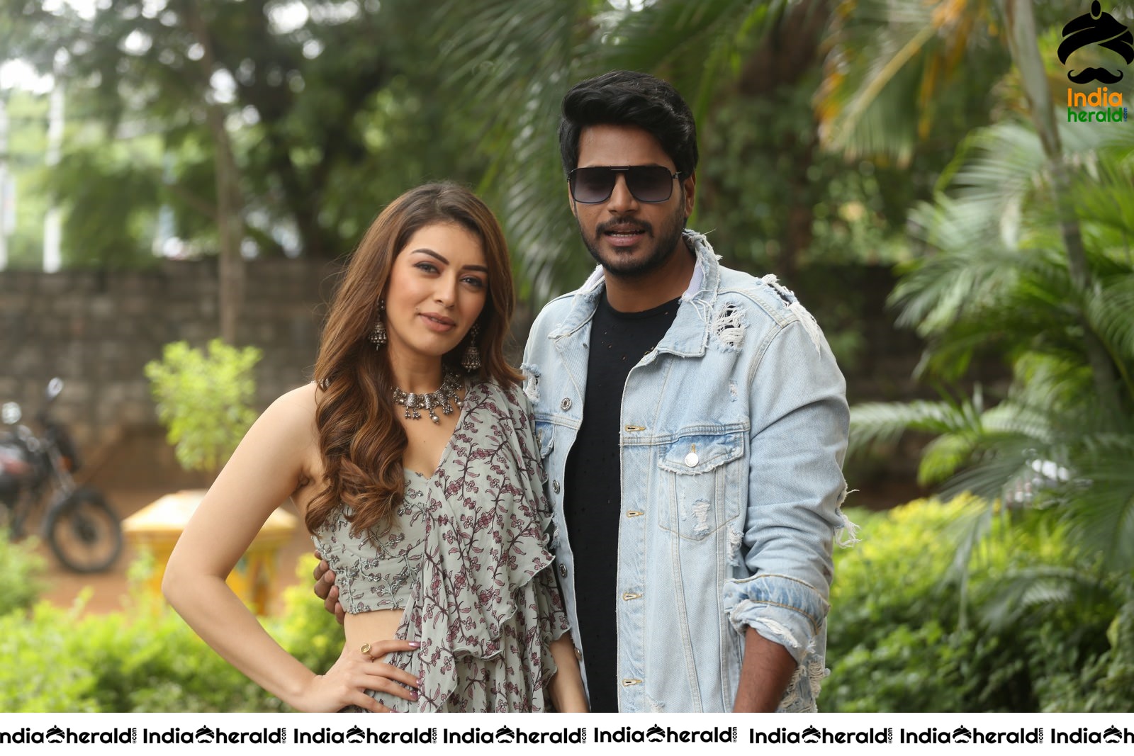 Actor Sundeep Kishan Looking Stylish along with Hansika in this Photoshoot Set 2