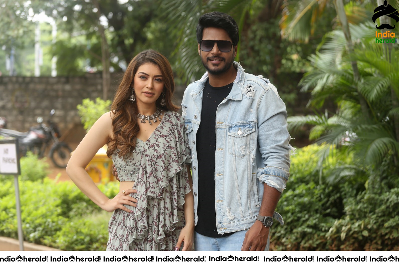 Actor Sundeep Kishan Looking Stylish along with Hansika in this Photoshoot Set 2