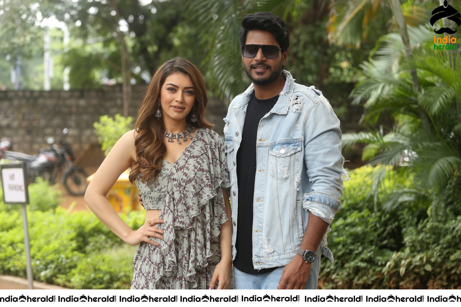 Actor Sundeep Kishan Looking Stylish along with Hansika in this Photoshoot Set 2