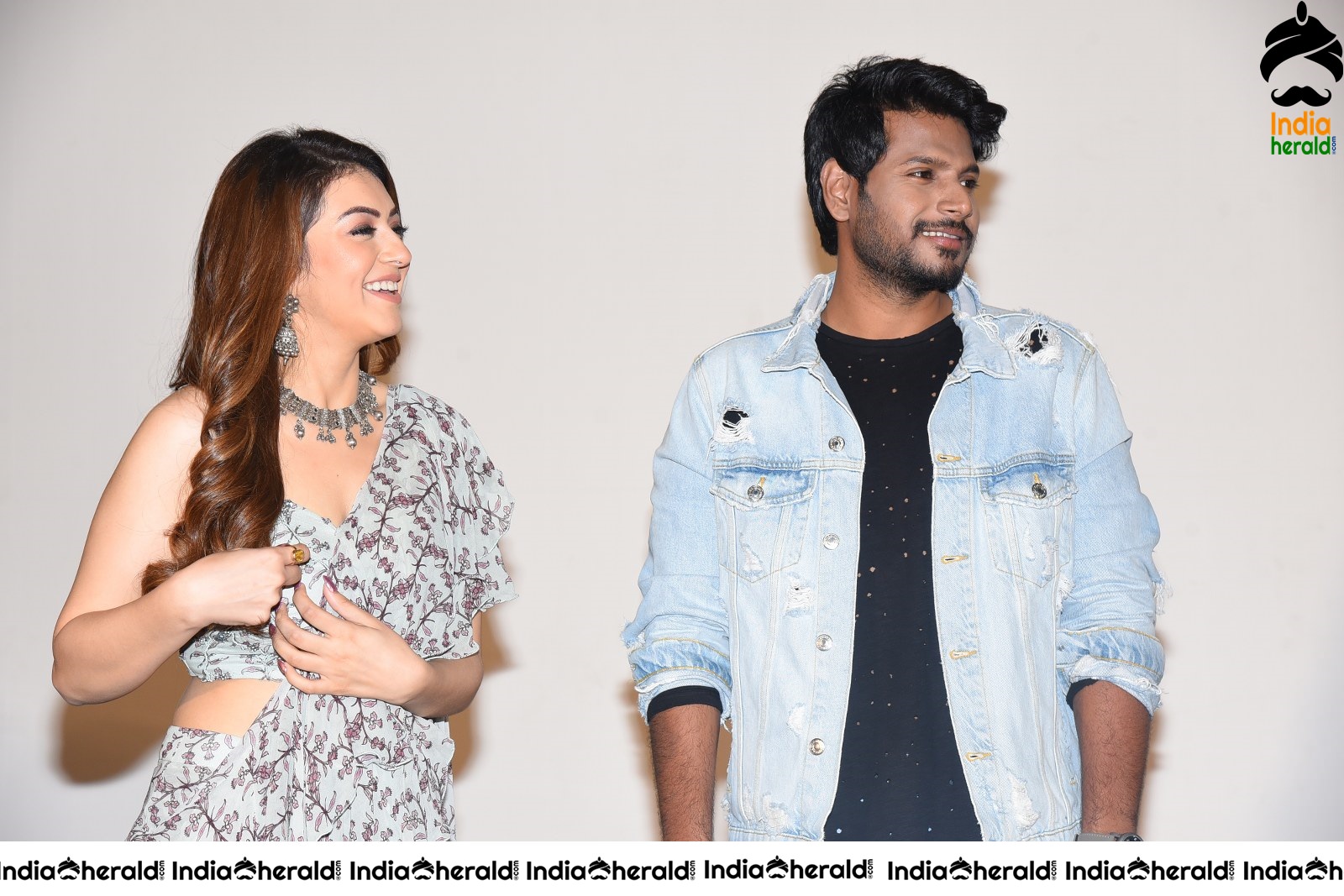 Actor Sundeep Kishan makes Hansika Shy on the stage