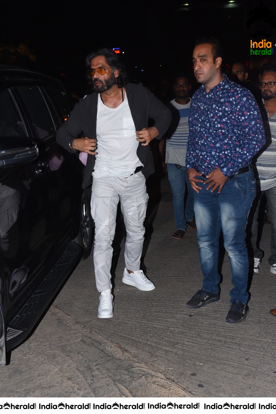 Actor Sunil Shetty Latest Photos from Darbar Pre Release Event Set 1