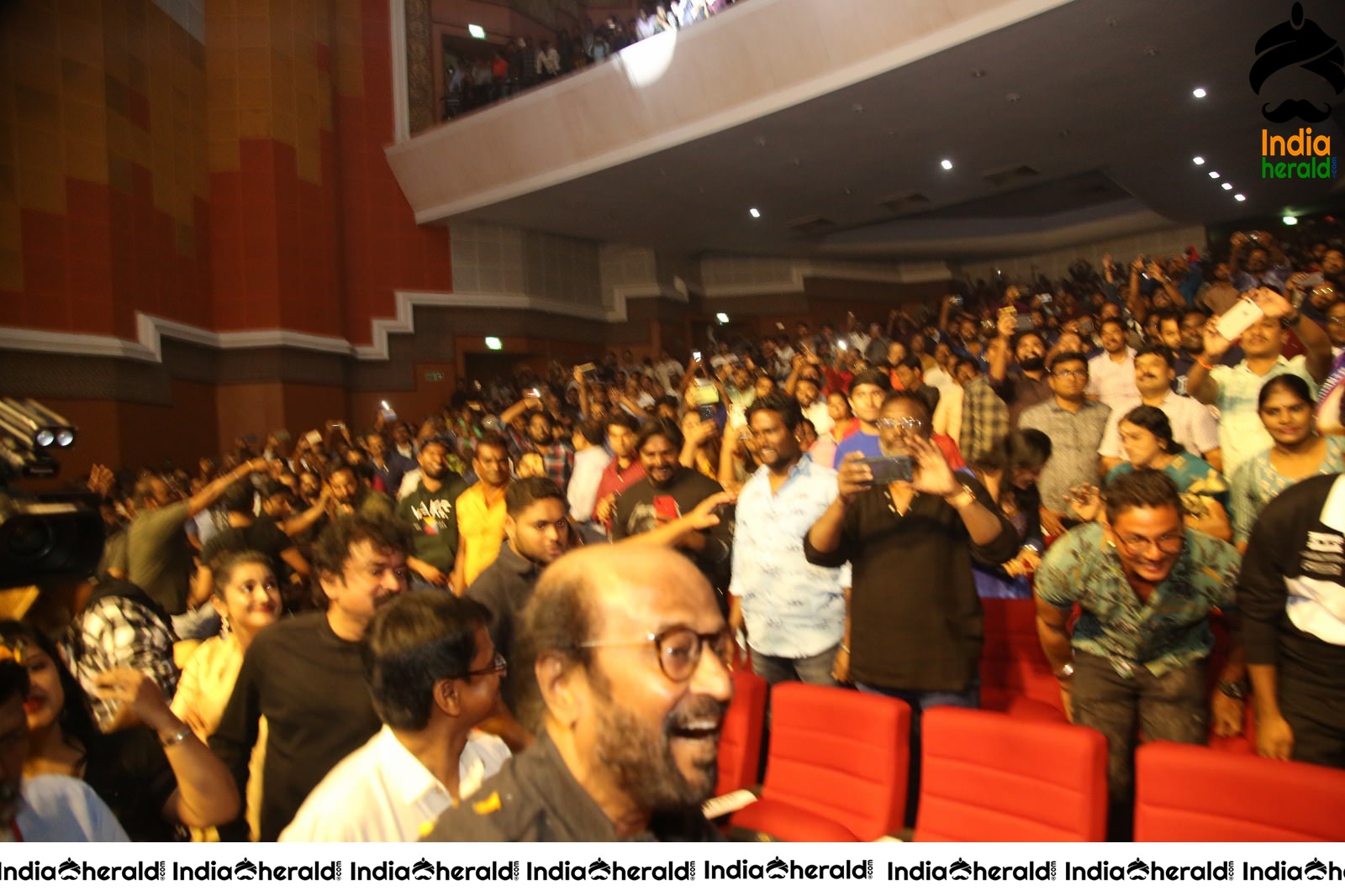 Actor Super Star Rajinikanth Mass Entry at Darbar Event Set 2