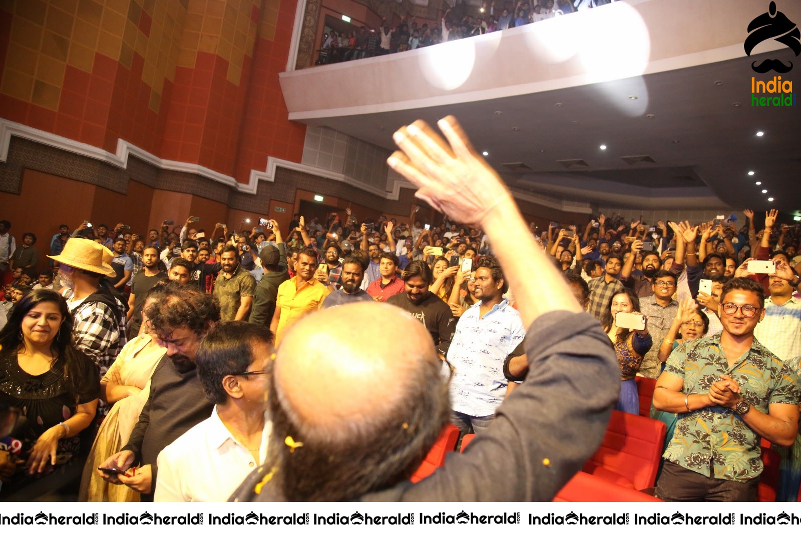 Actor Super Star Rajinikanth Mass Entry at Darbar Event Set 2