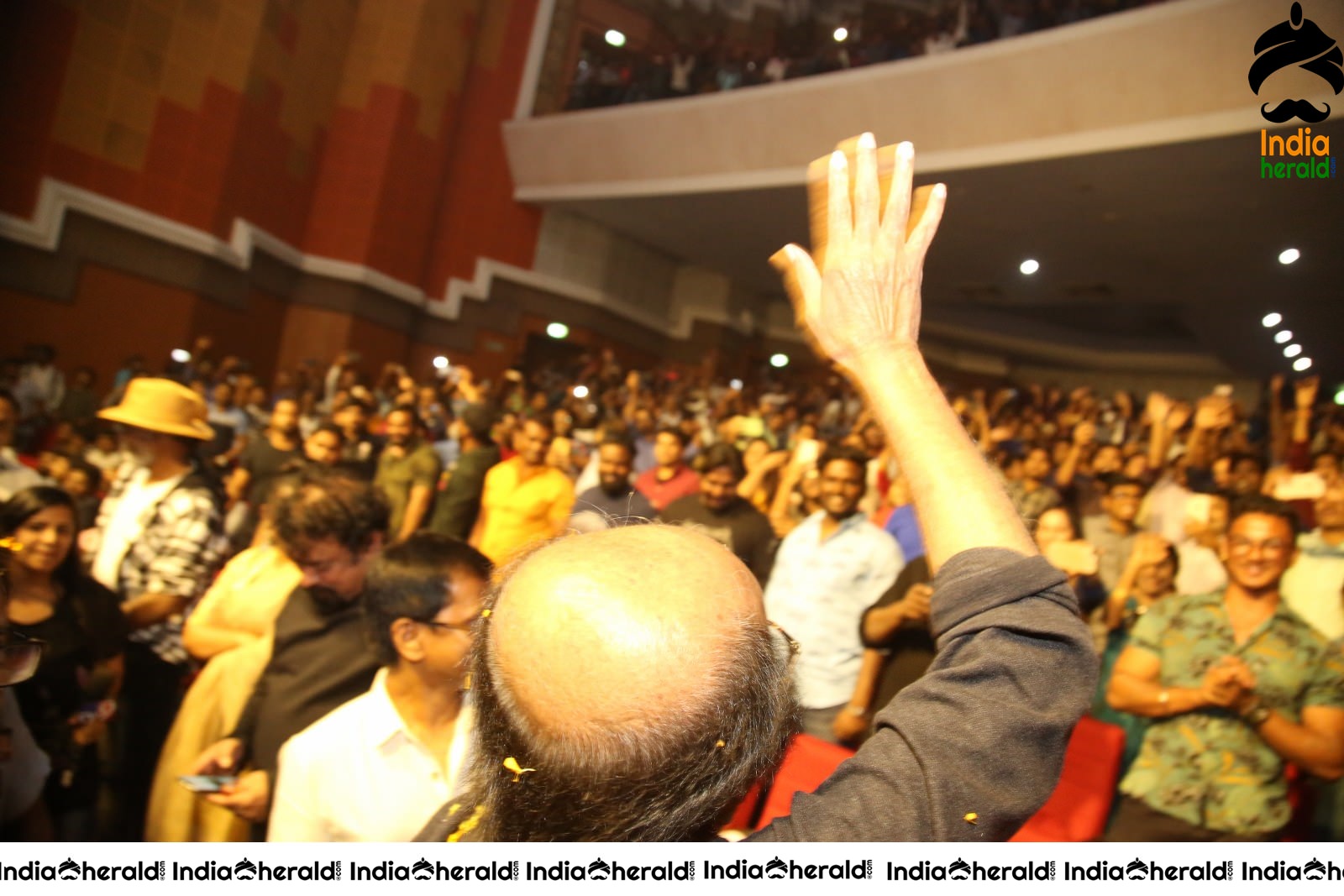 Actor Super Star Rajinikanth Mass Entry at Darbar Event Set 2