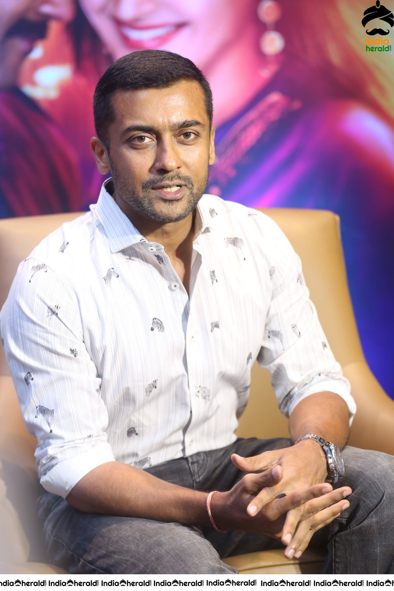Actor Suriya Interview Stills for Bandobast Set 2