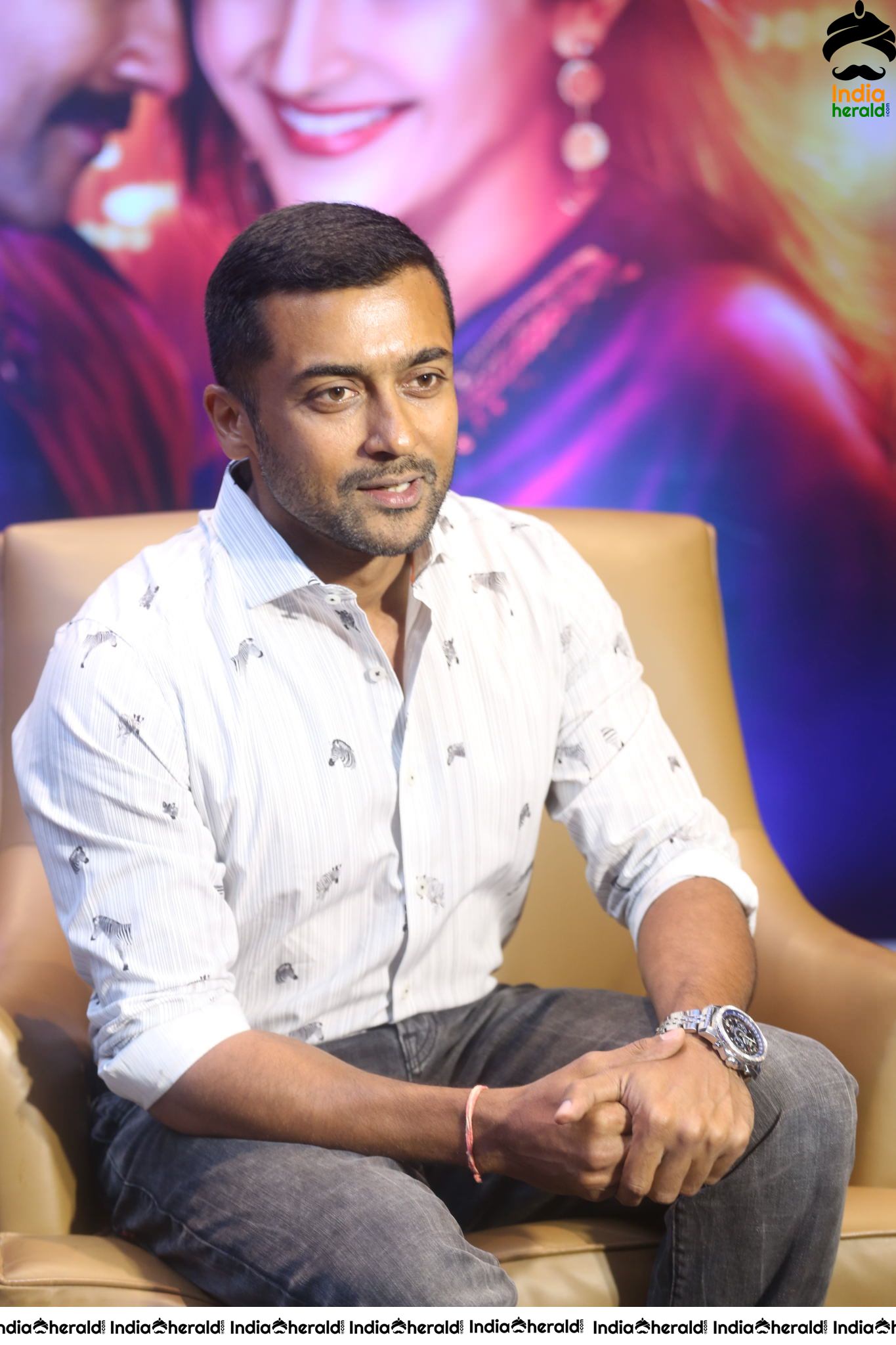 Actor Suriya Interview Stills for Bandobast Set 2