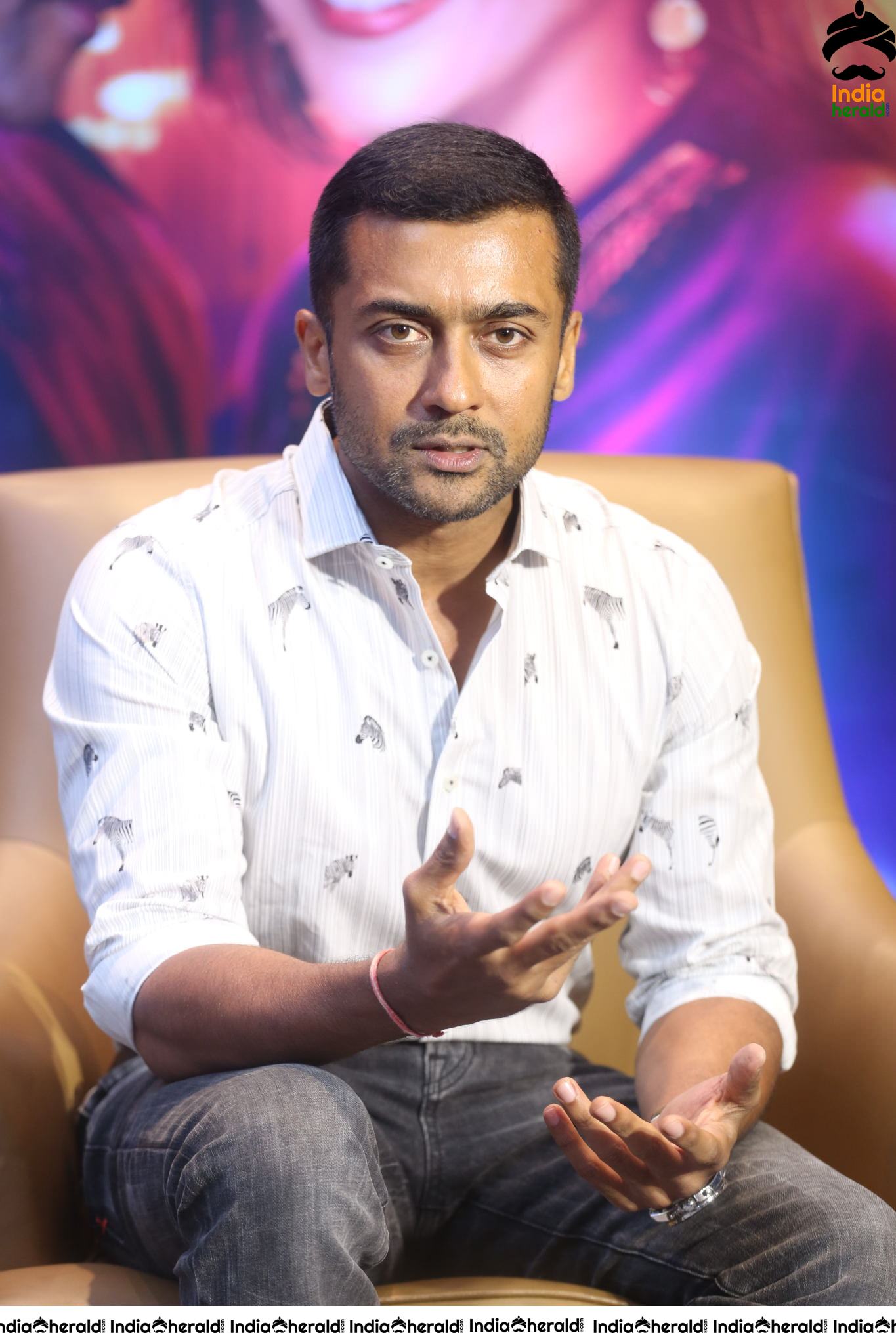 Actor Suriya Interview Stills For Bandobast Set 3