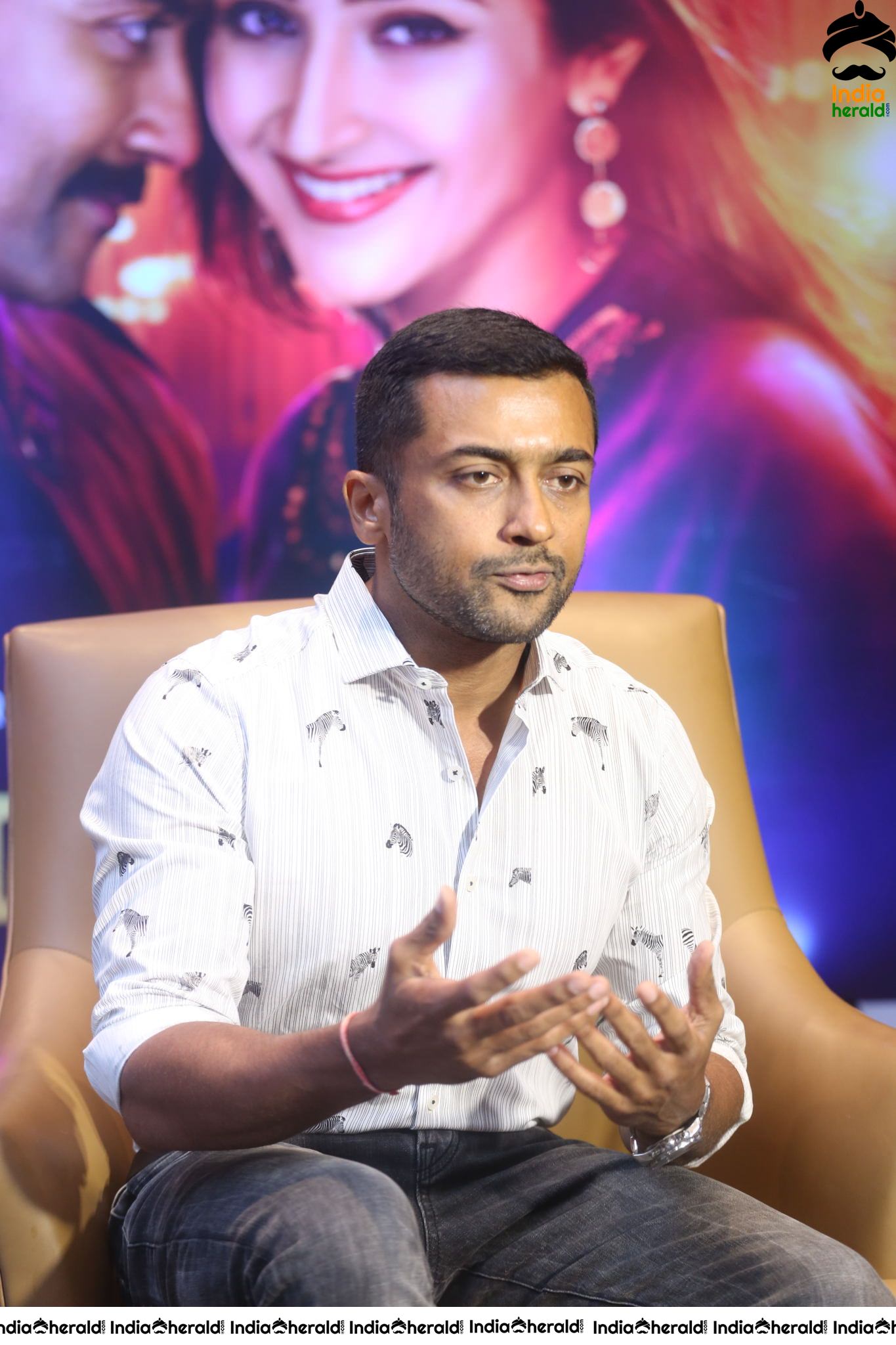 Actor Suriya Interview Stills For Bandobast Set 3