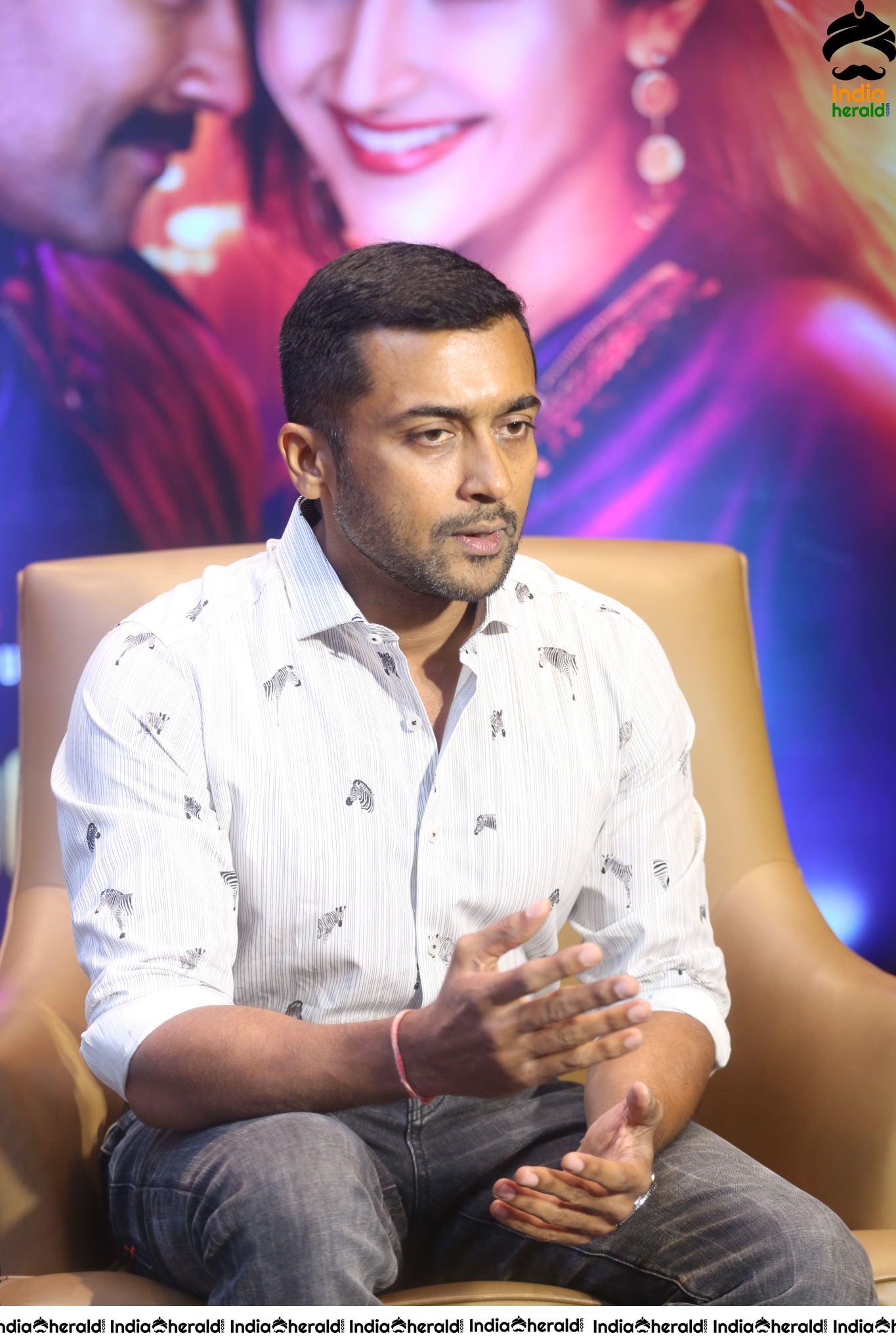 Actor Suriya Interview Stills For Bandobast Set 3