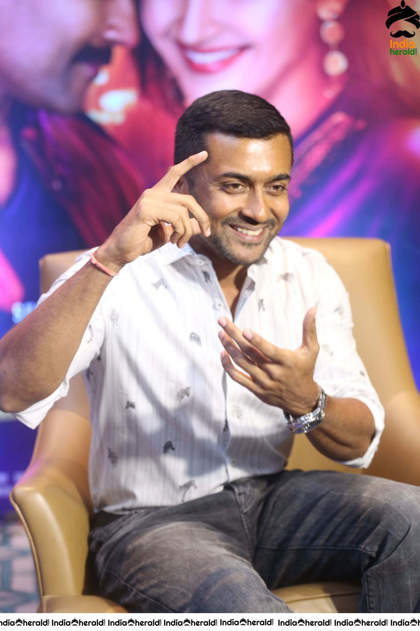 Actor Suriya Interview Stills For Bandobast Set 3