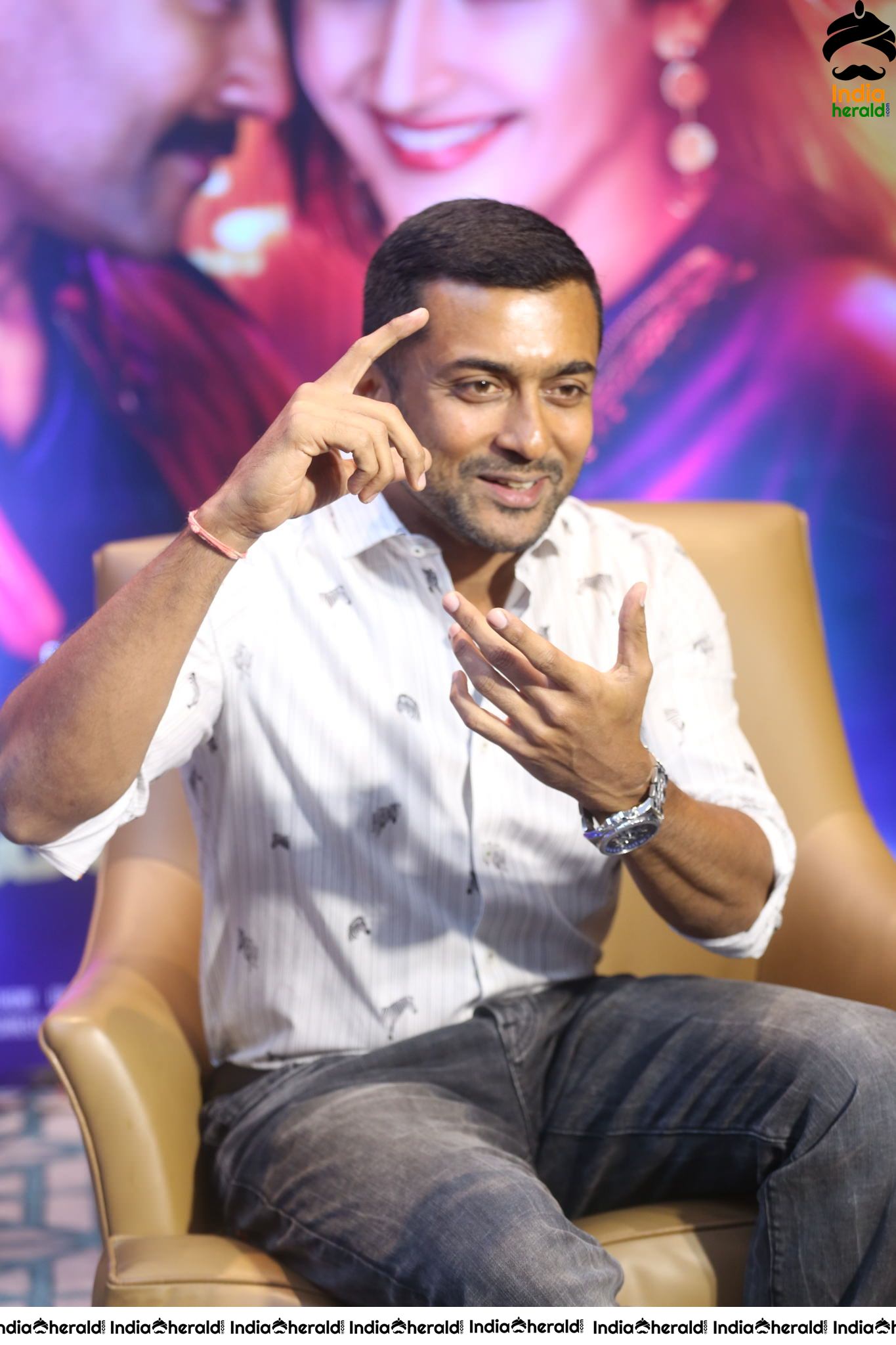 Actor Suriya Interview Stills For Bandobast Set 3