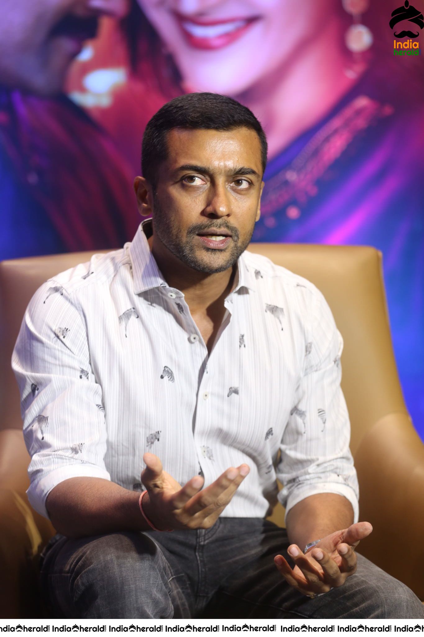 Actor Suriya Interview Stills For Bandobast Set 3