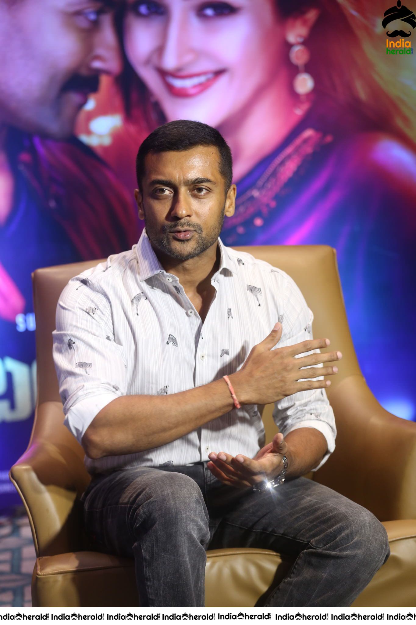 Actor Suriya Interview Stills For Bandobast Set 3