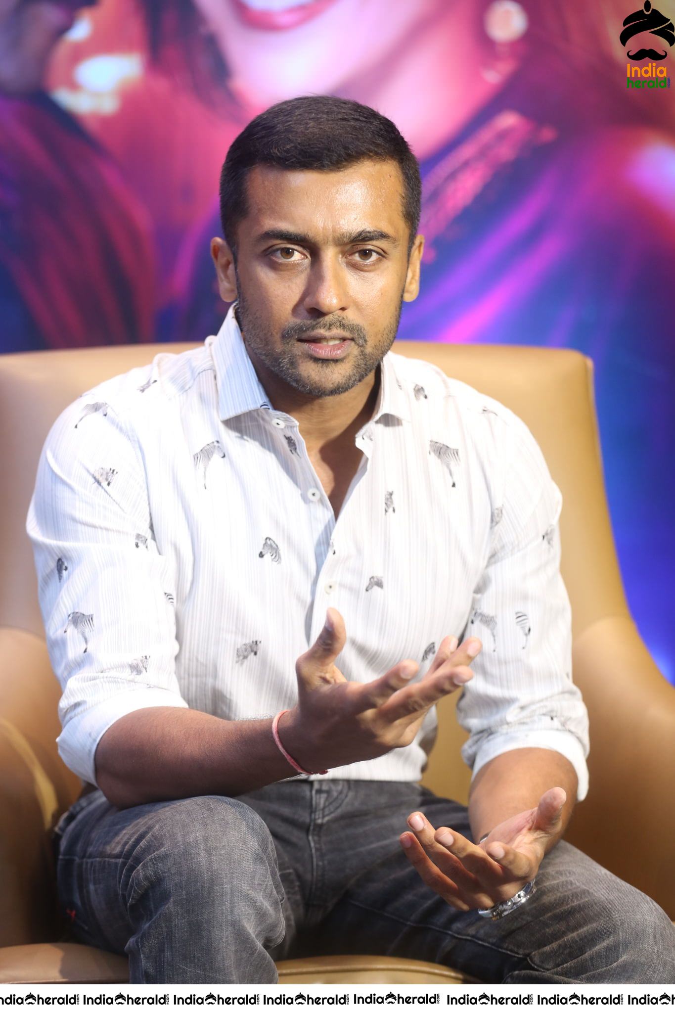 Actor Suriya Interview Stills For Bandobast Set 3
