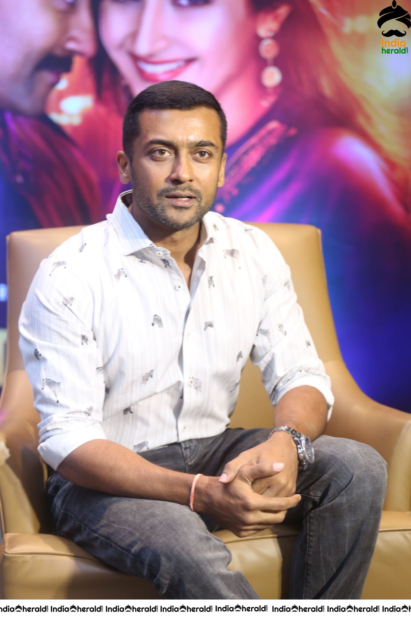 Actor Suriya Interview Stills For Bandobast Set 3