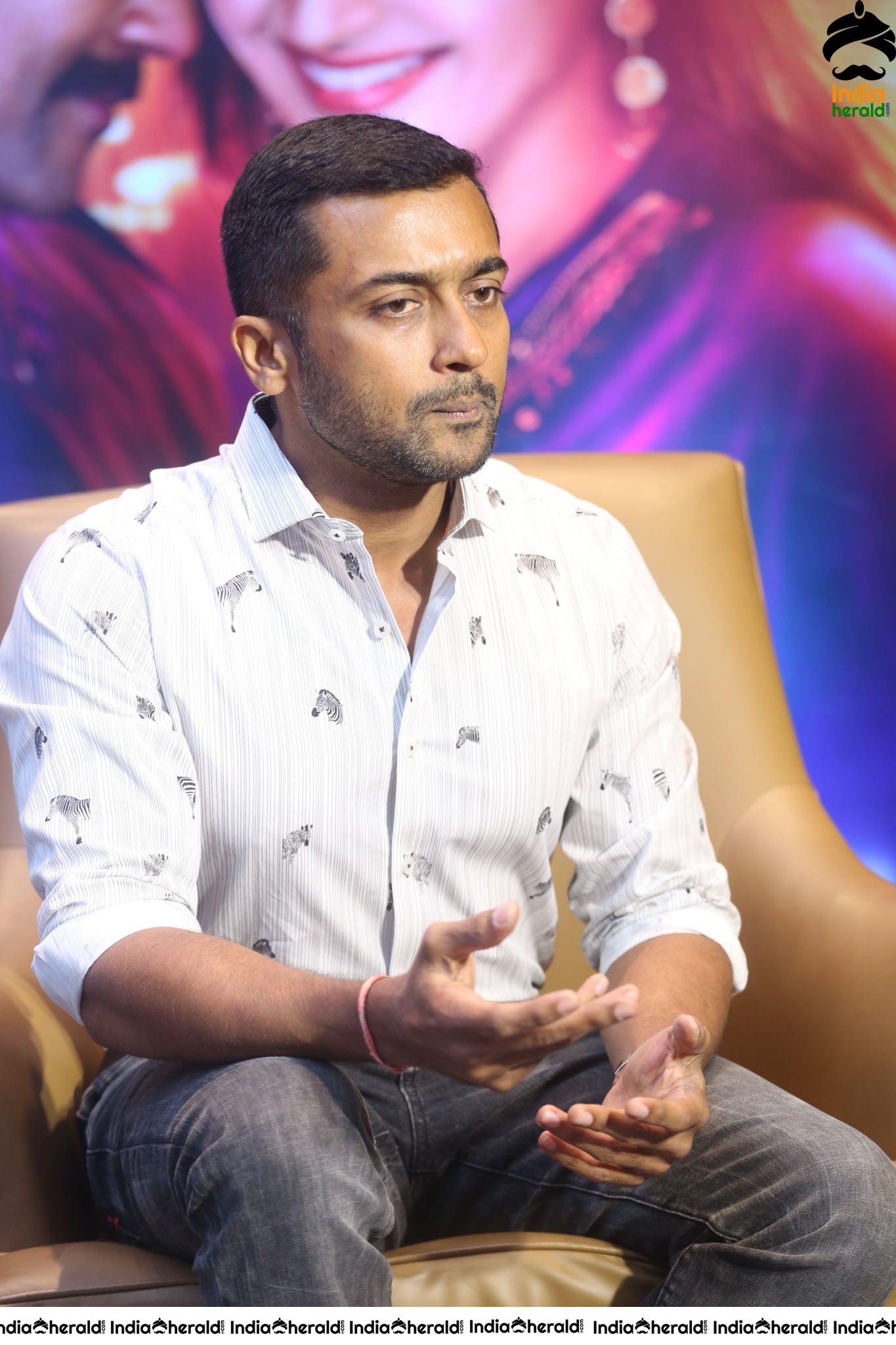 Actor Suriya Interview Stills For Bandobast Set 3