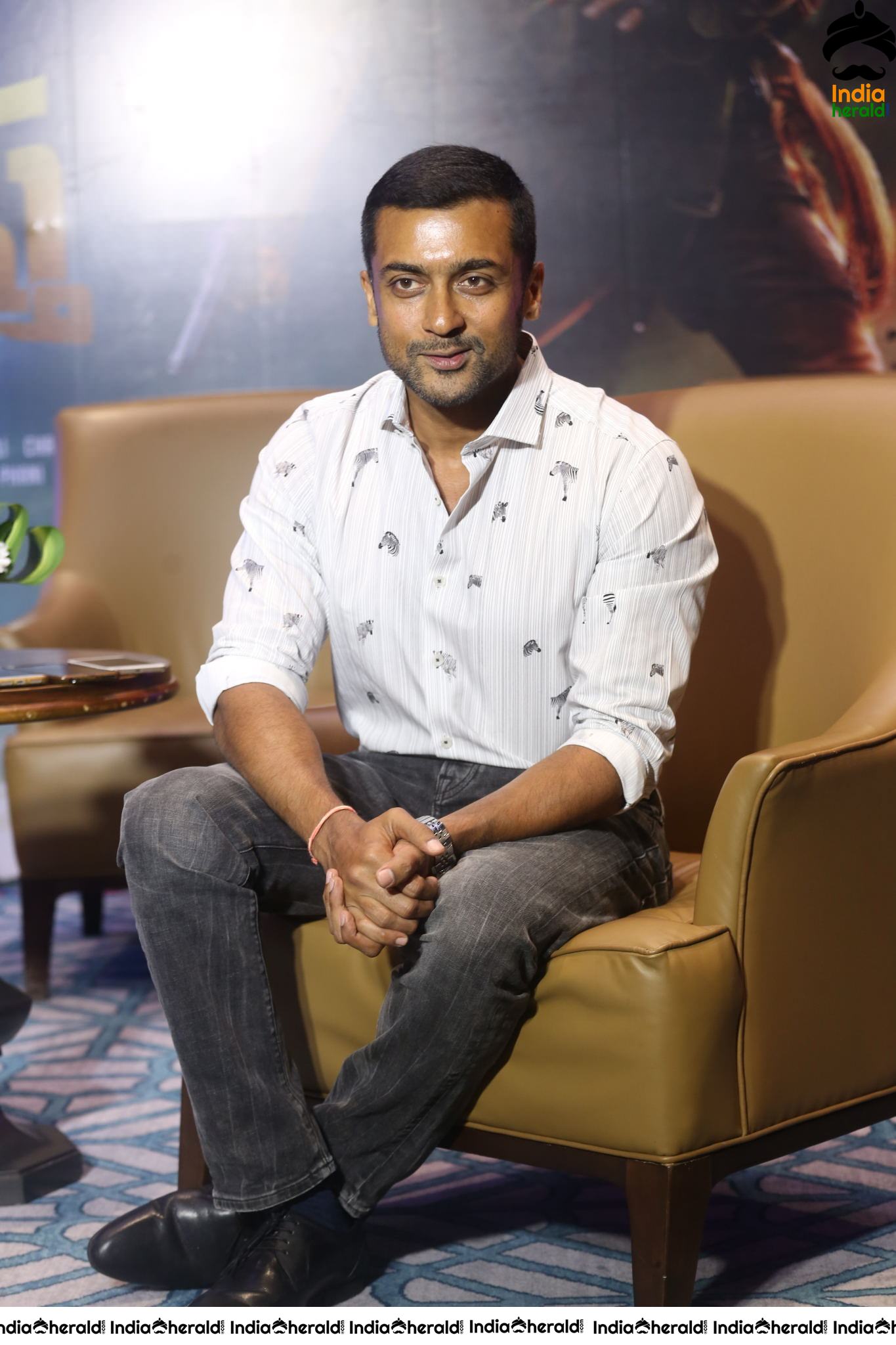 Actor Suriya Interview Stills For Bandobast Set 5