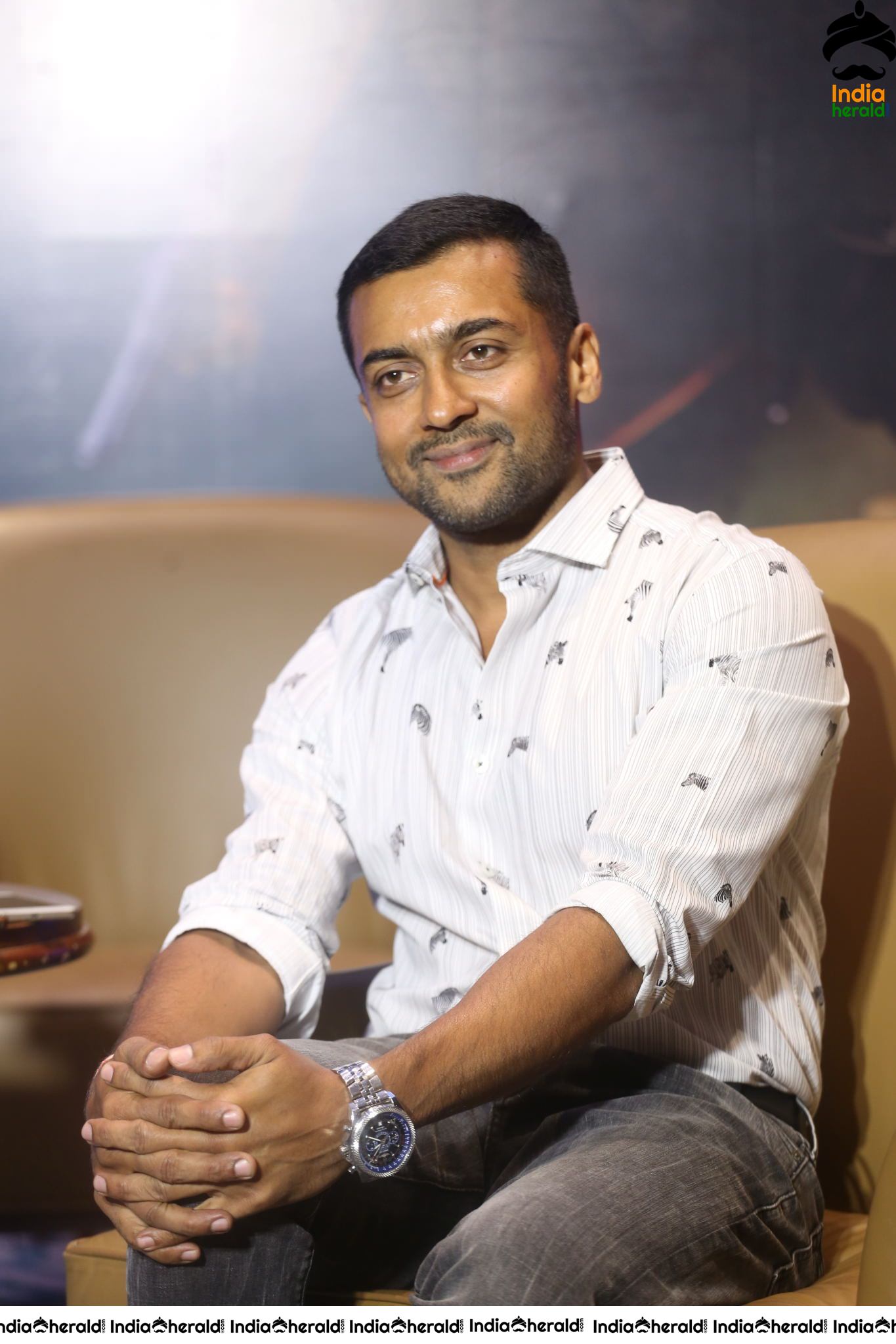 Actor Suriya Interview Stills For Bandobast Set 5