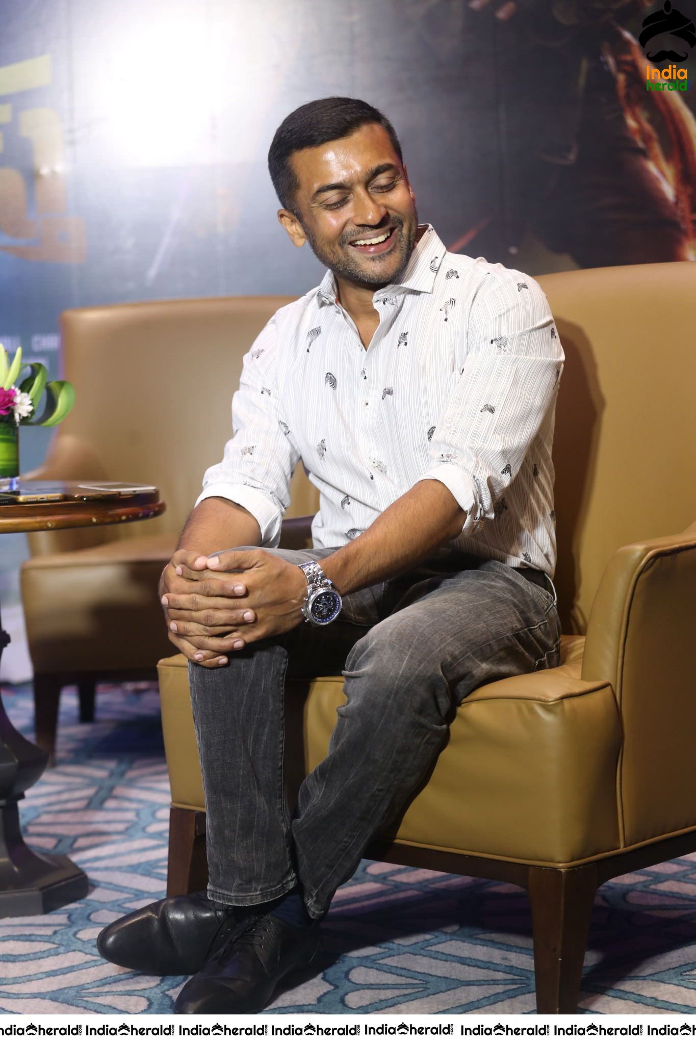 Actor Suriya Interview Stills For Bandobast Set 5