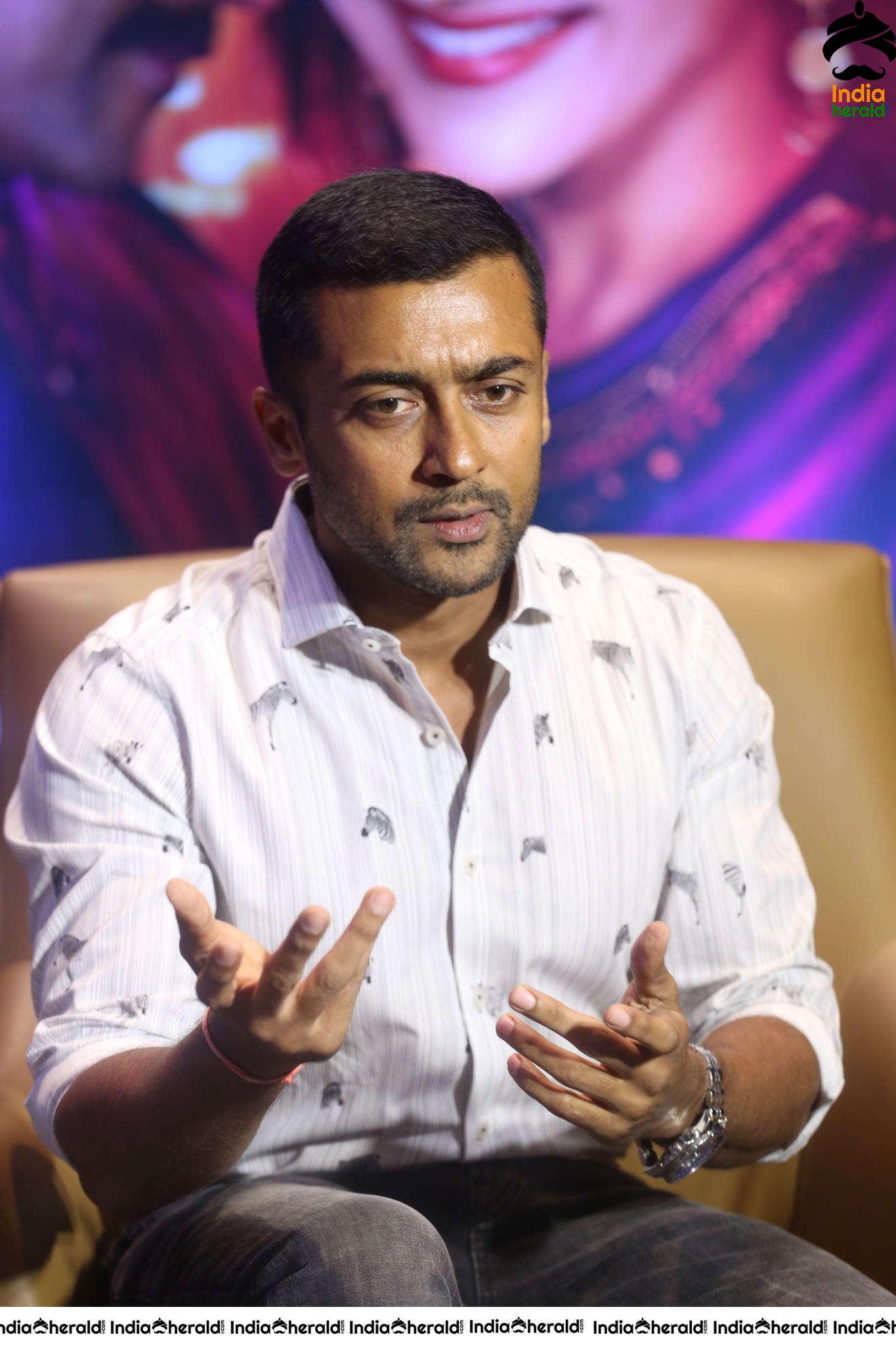 Actor Suriya Interview Stills For Bandobast Set 5