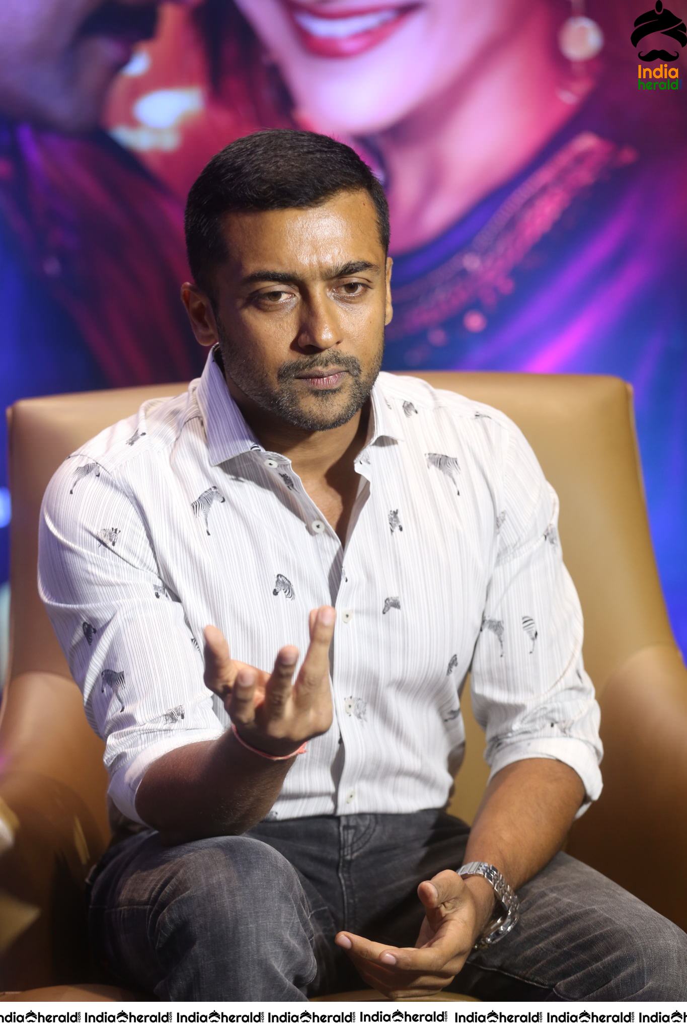 Actor Suriya Interview Stills For Bandobast Set 5