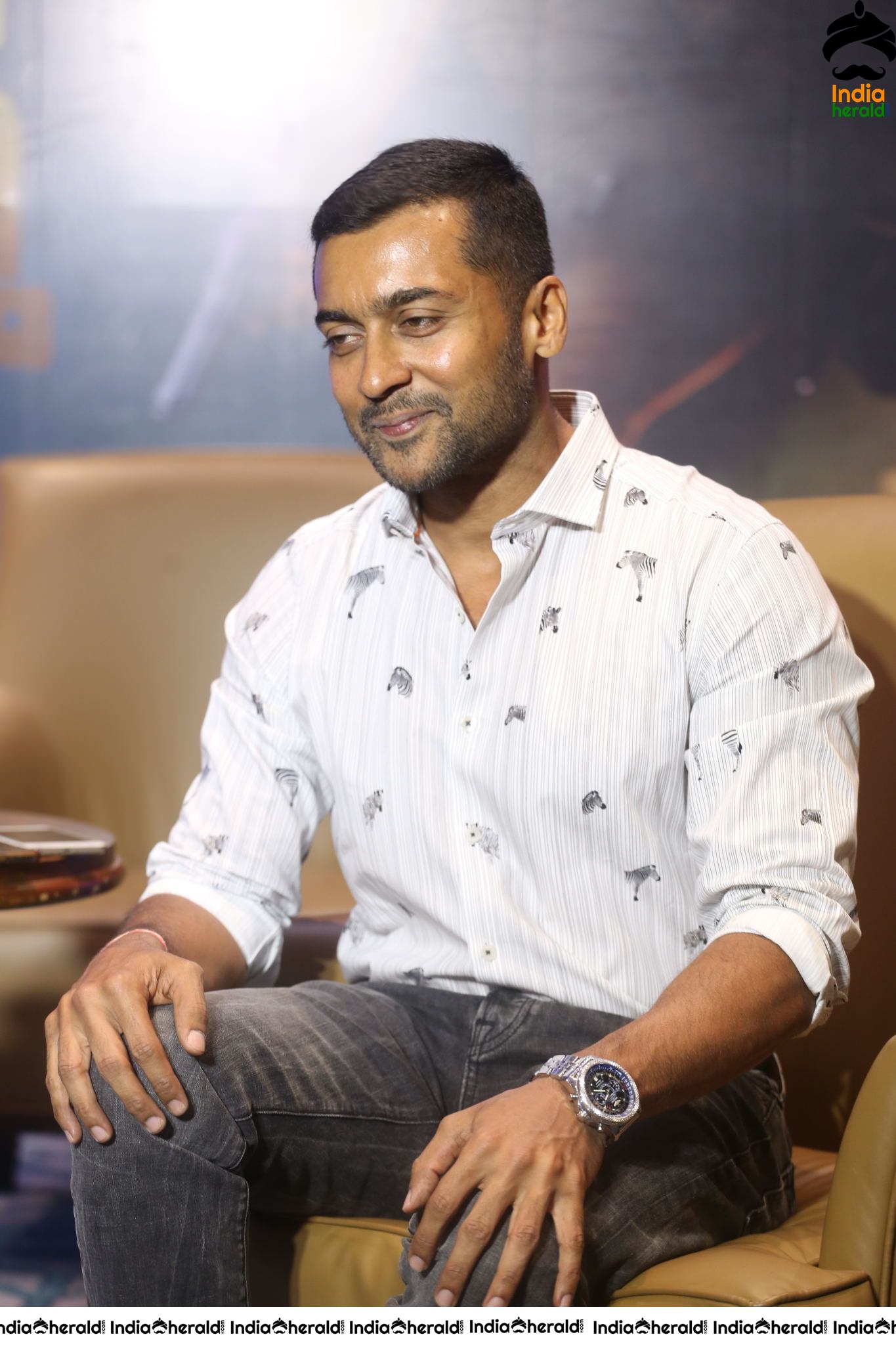 Actor Suriya Interview Stills For Bandobast Set 5