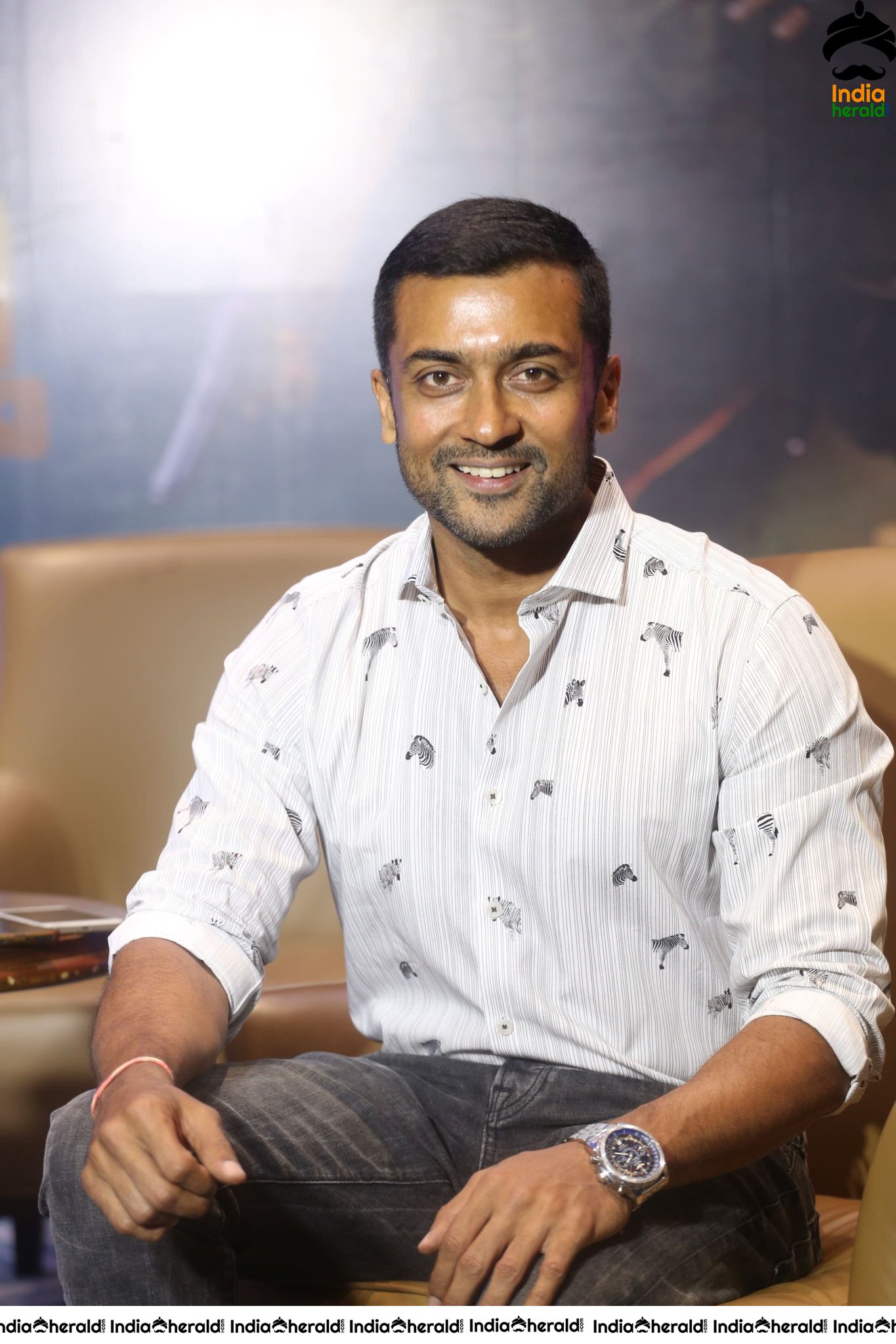 Actor Suriya Interview Stills For Bandobast Set 5