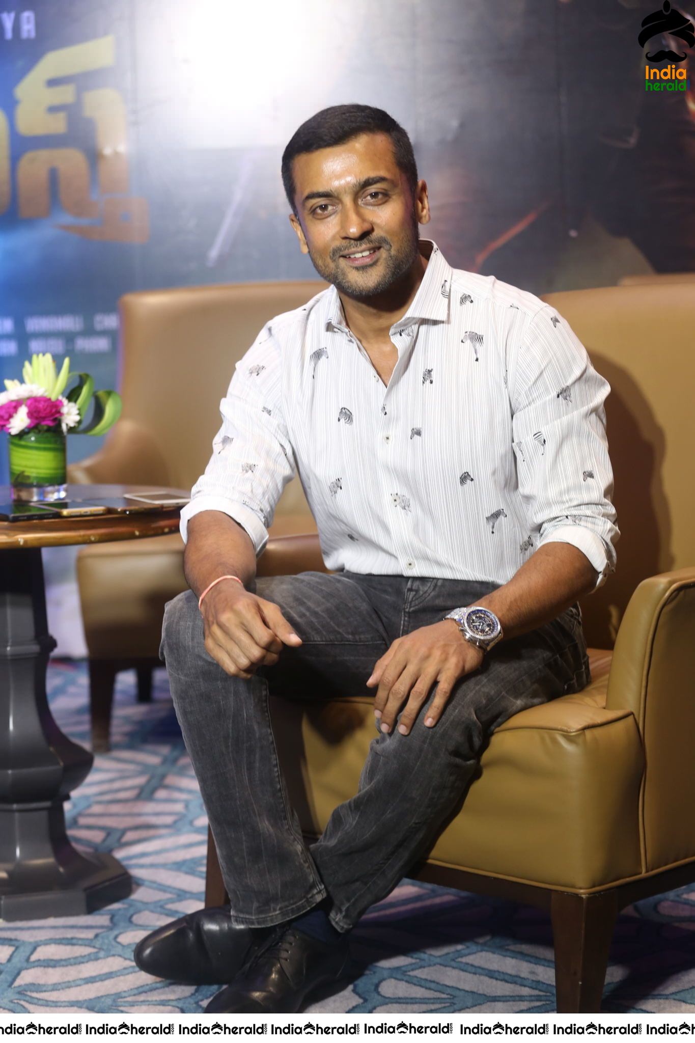 Actor Suriya Interview Stills For Bandobast Set 5