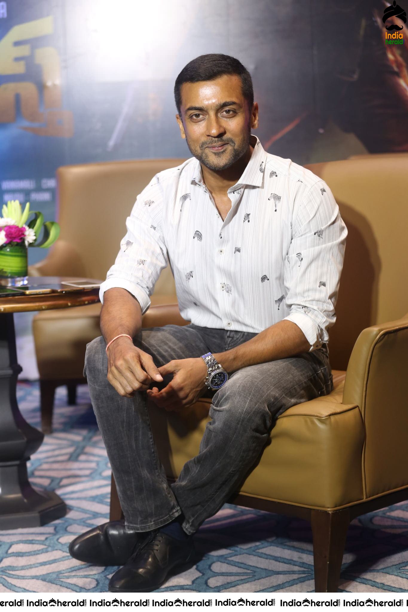 Actor Suriya Latest Interview Clicks Set 1