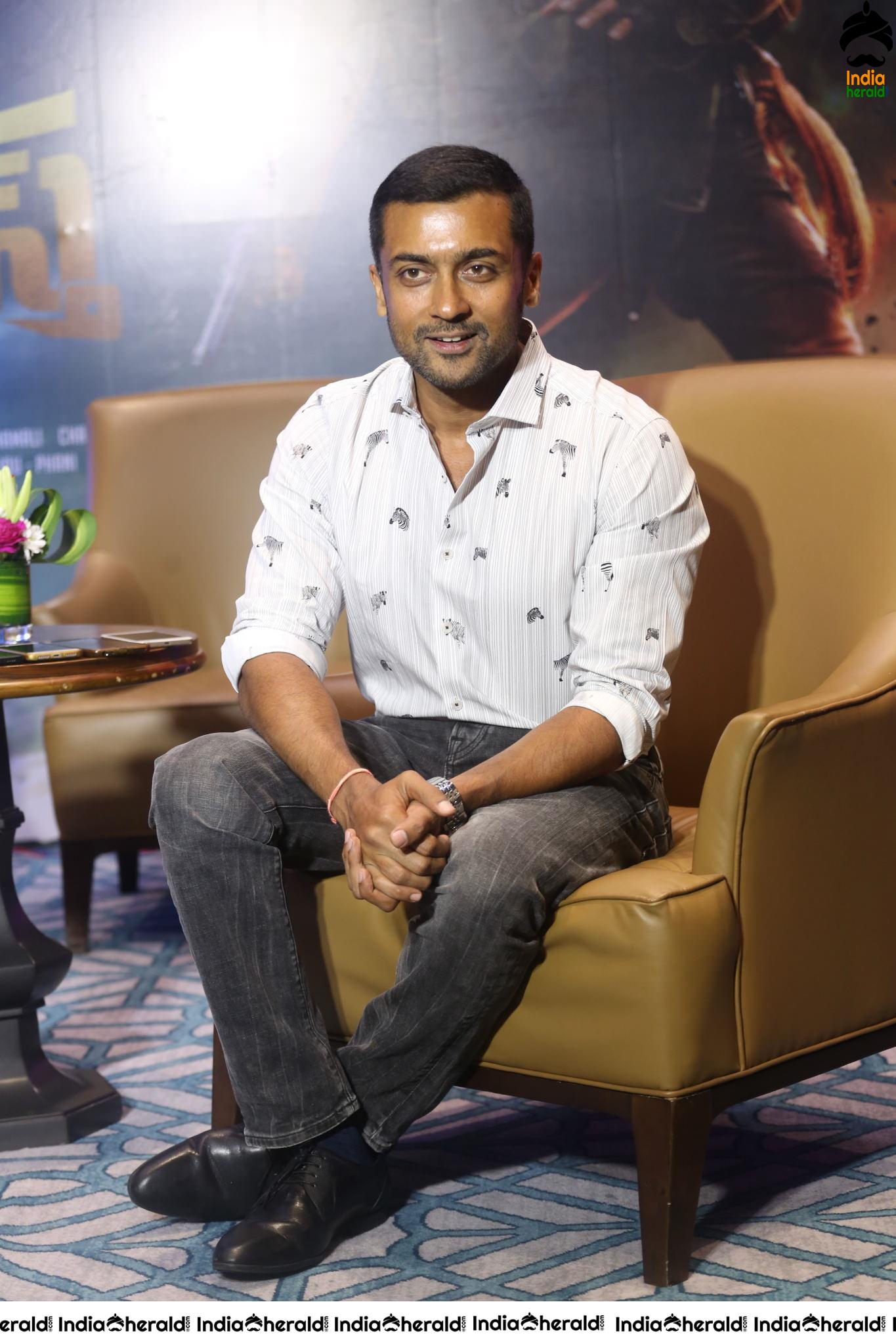Actor Suriya Latest Interview Clicks Set 1