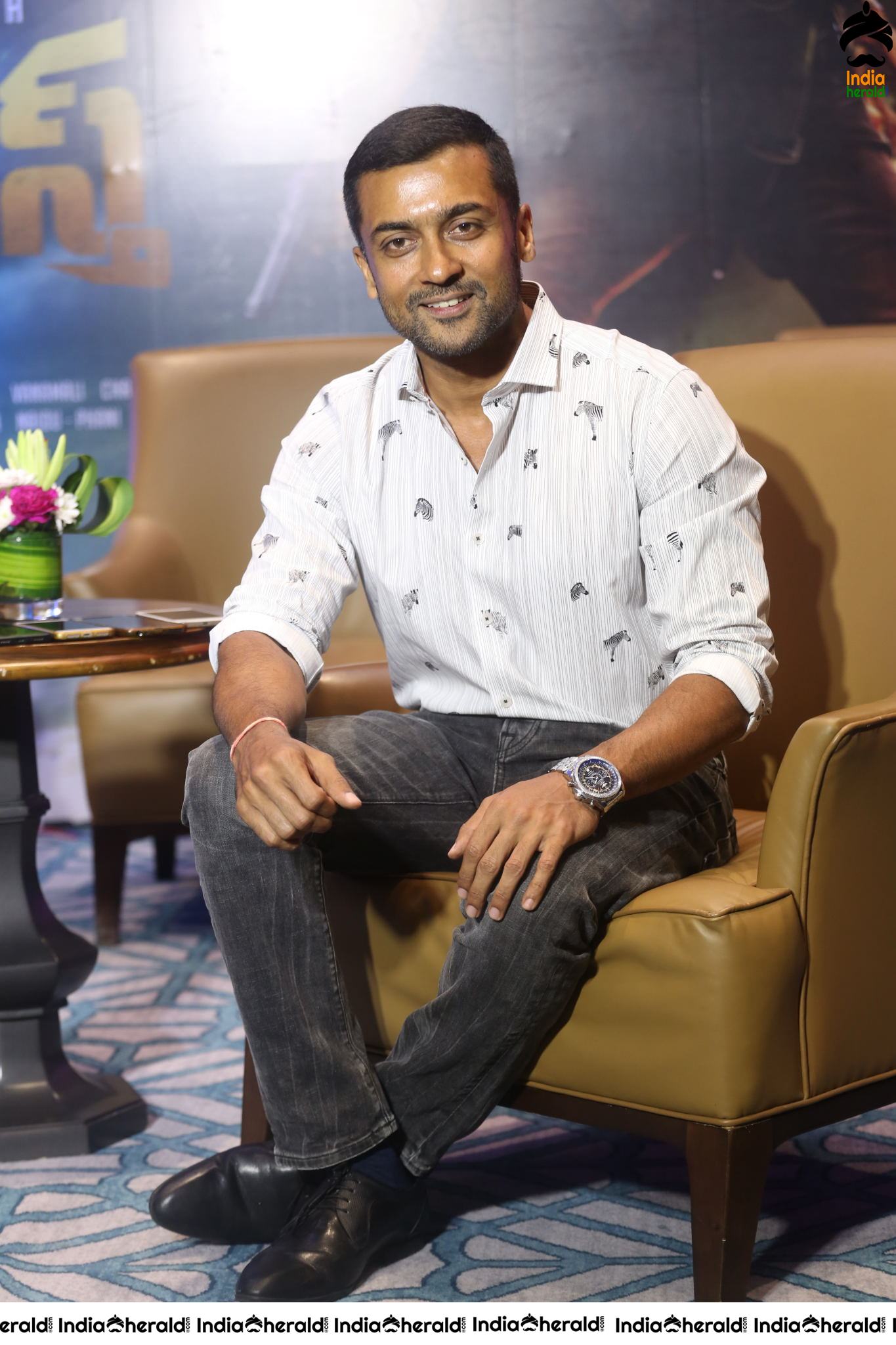 Actor Suriya Latest Interview Clicks Set 2