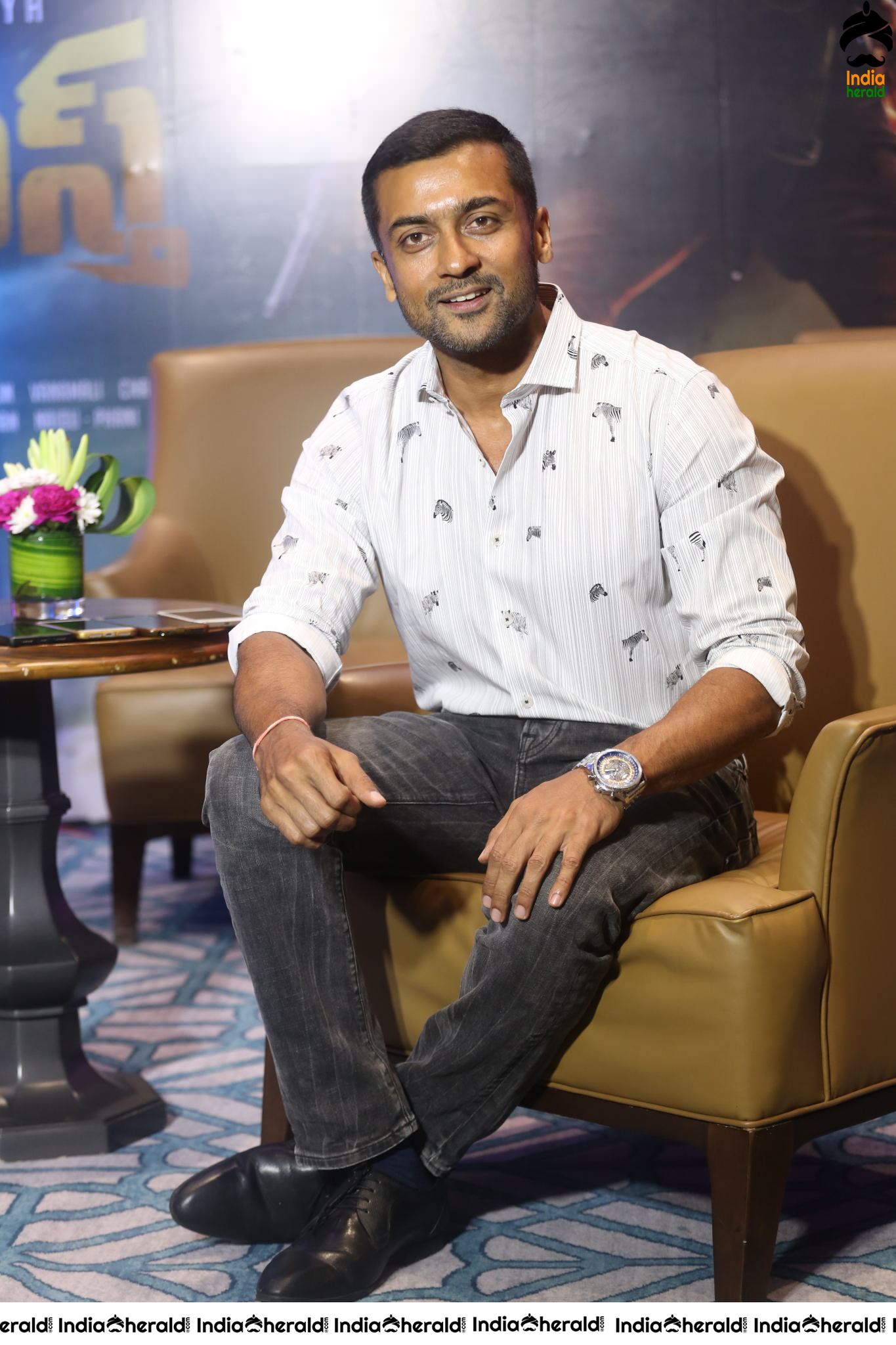 Actor Suriya Latest Interview Clicks Set 2