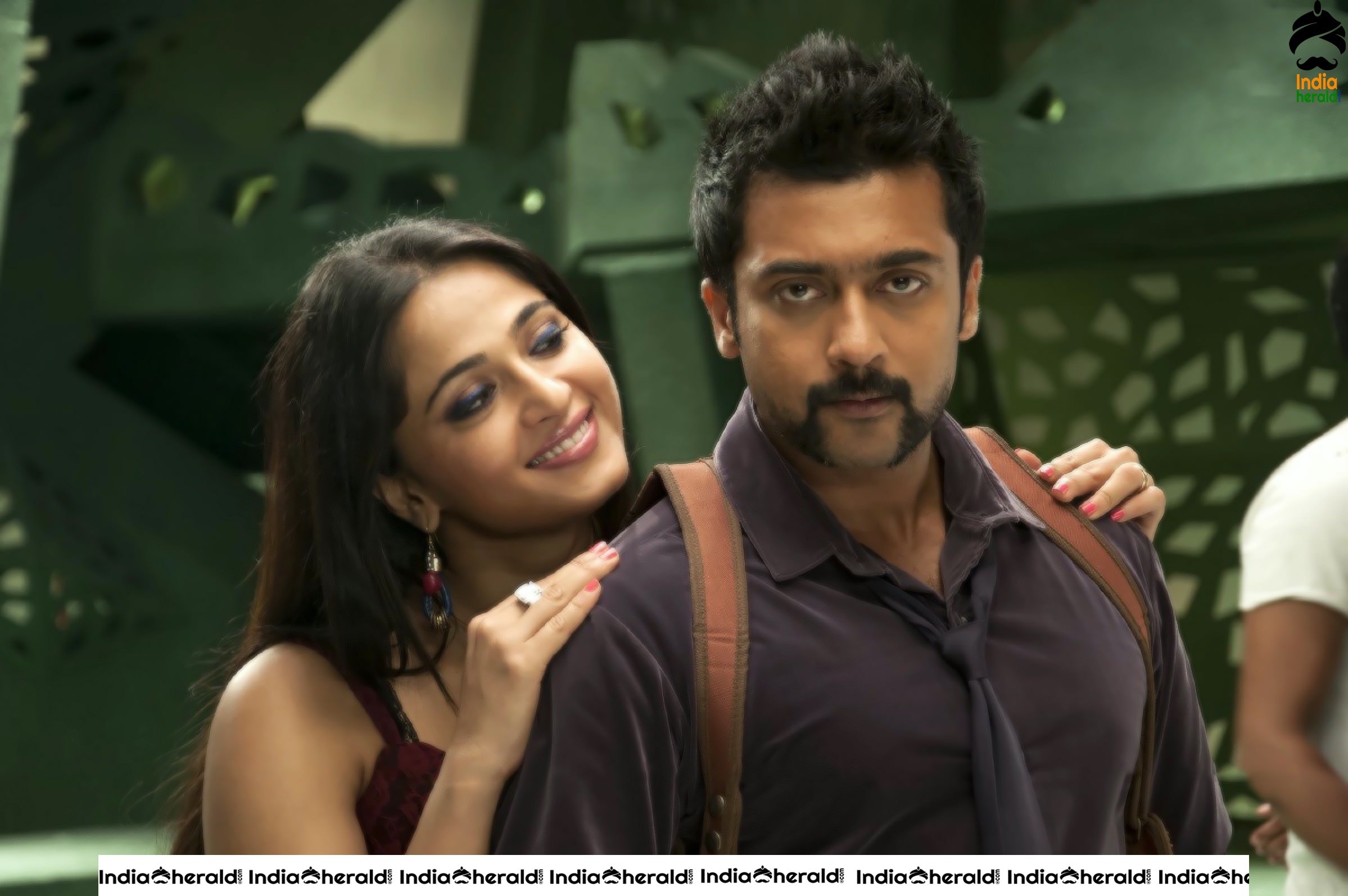 Actor Suriya Photos with Hot Anushka Shetty
