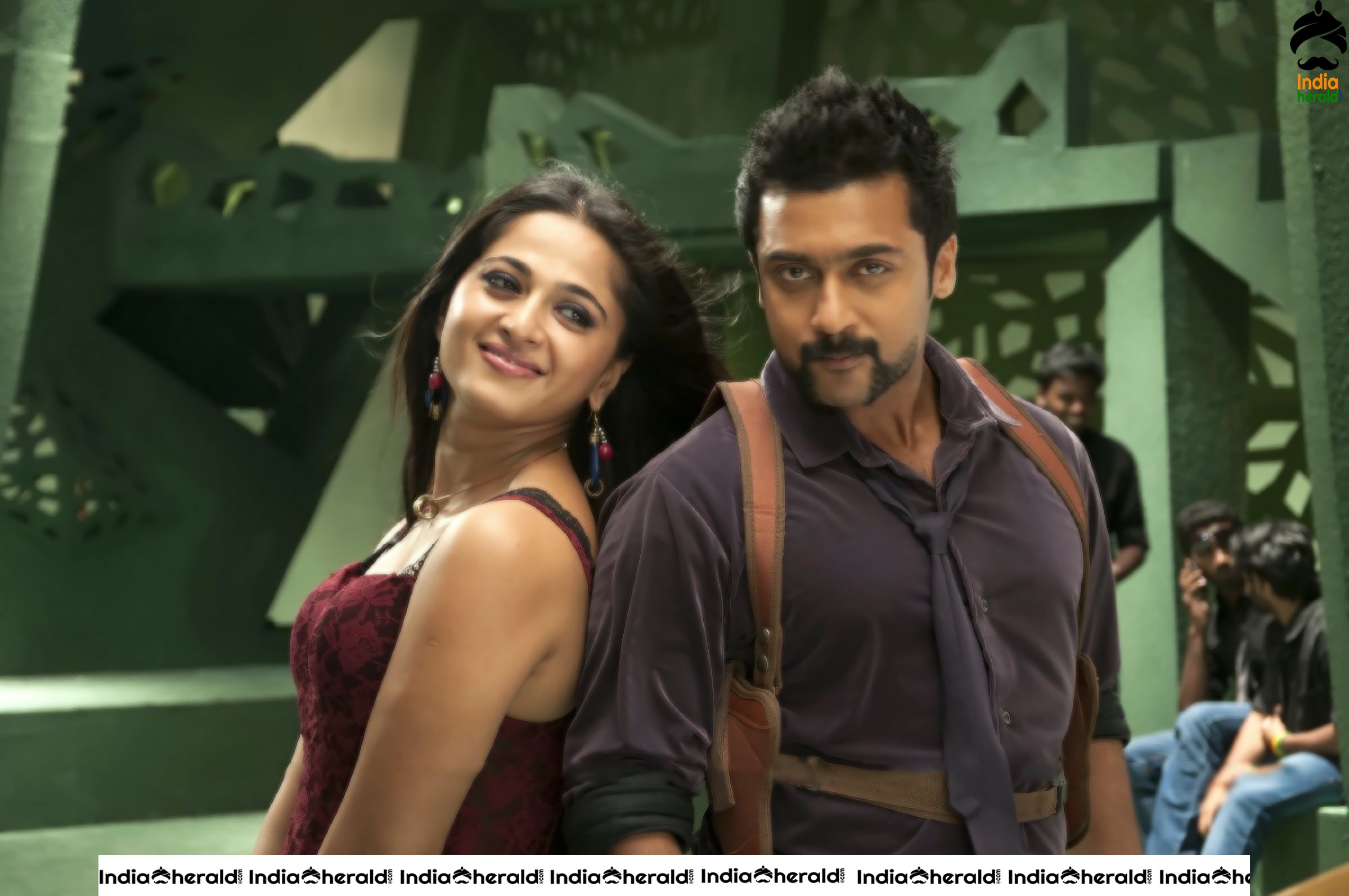 Actor Suriya Photos with Hot Anushka Shetty