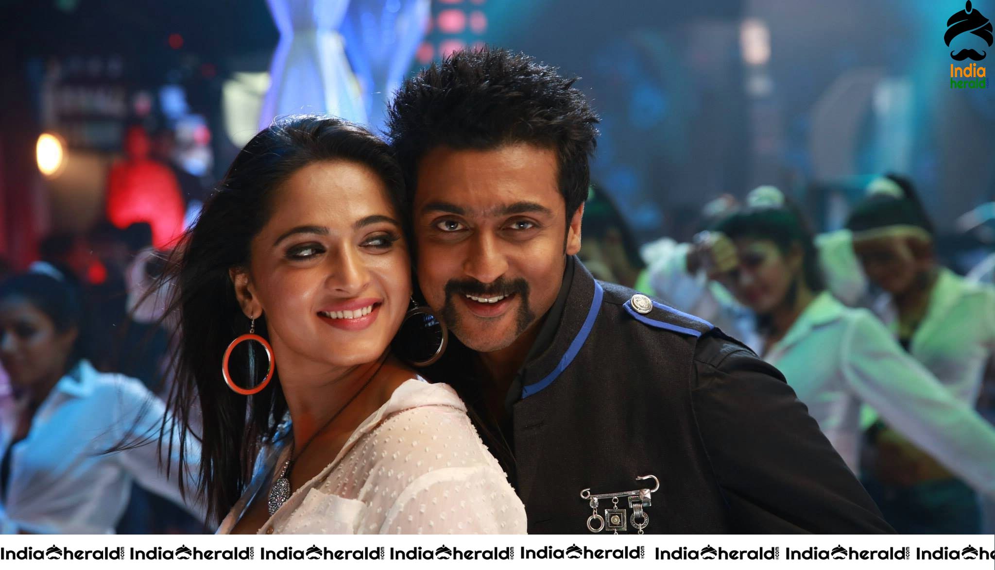 Actor Suriya Photos with Hot Anushka Shetty
