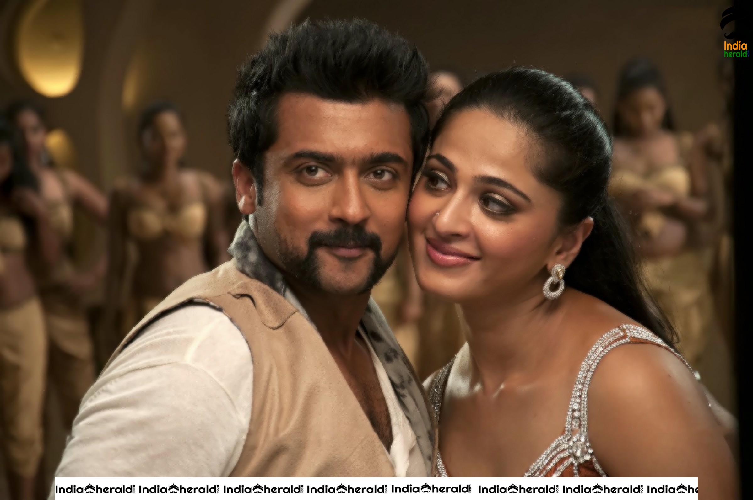 Actor Suriya Photos with Hot Anushka Shetty