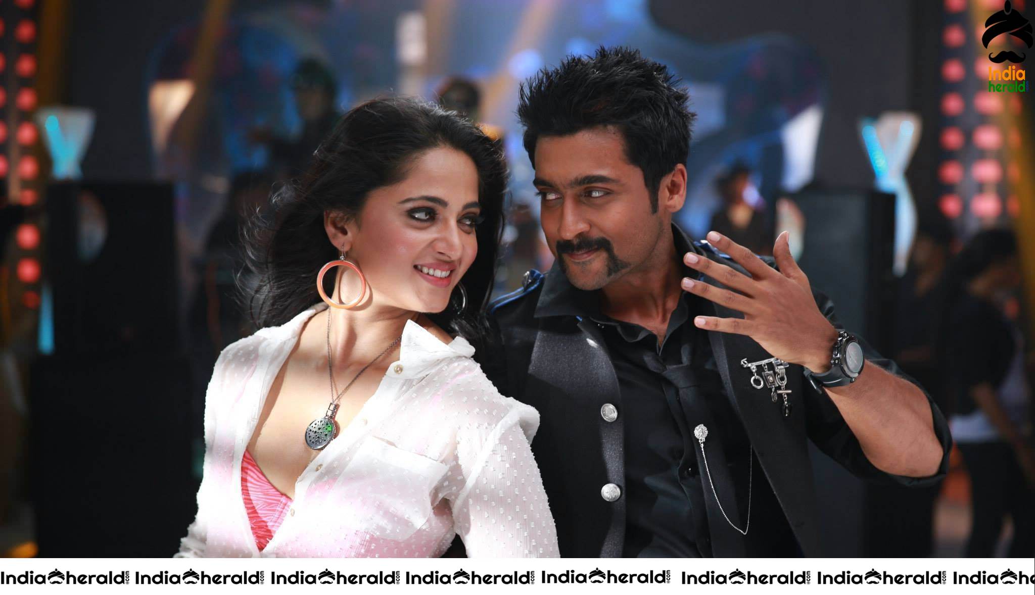 Actor Suriya Photos with Hot Anushka Shetty