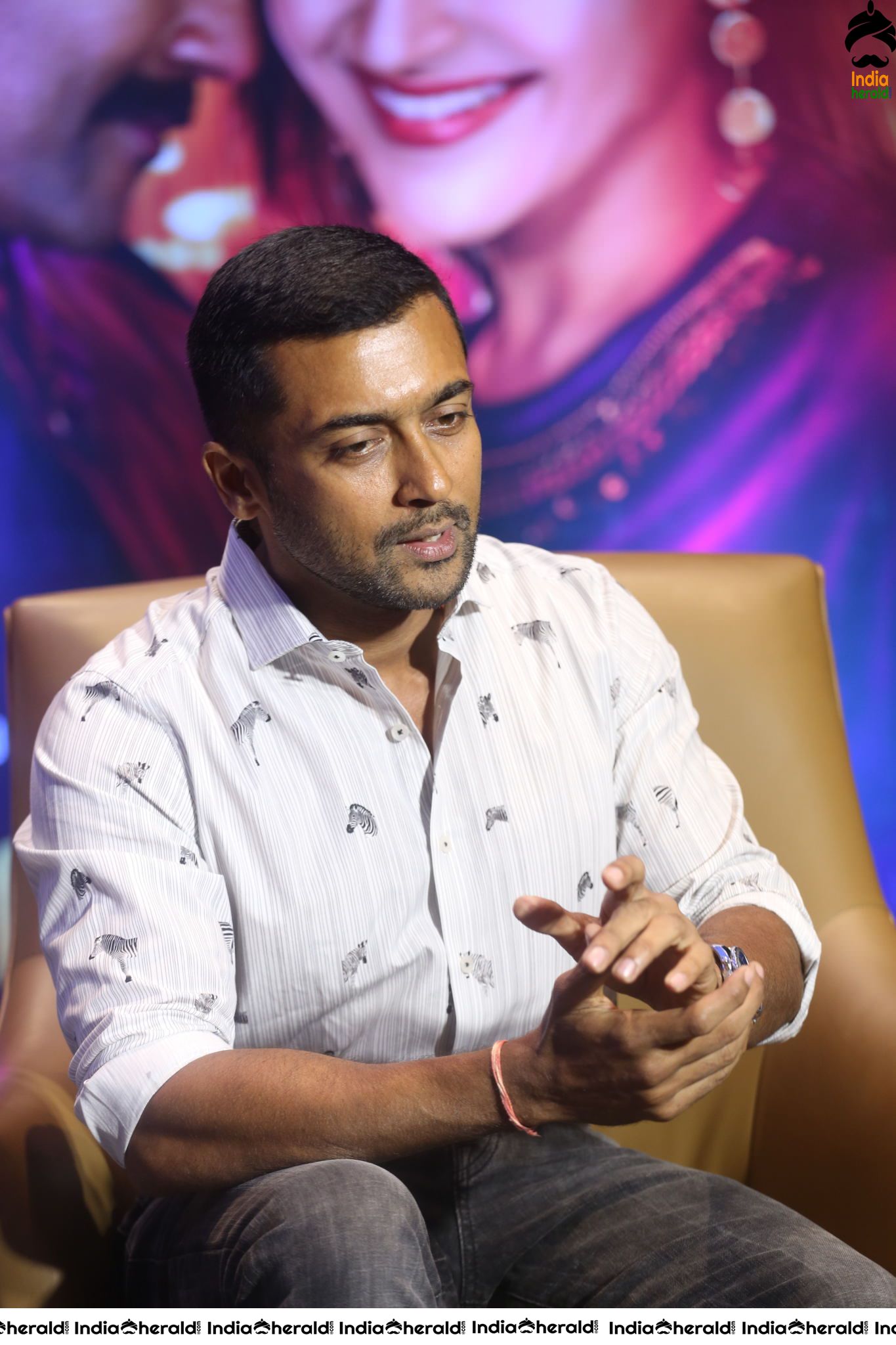 Actor Suriya Throwback Photos during Kaapaan interview