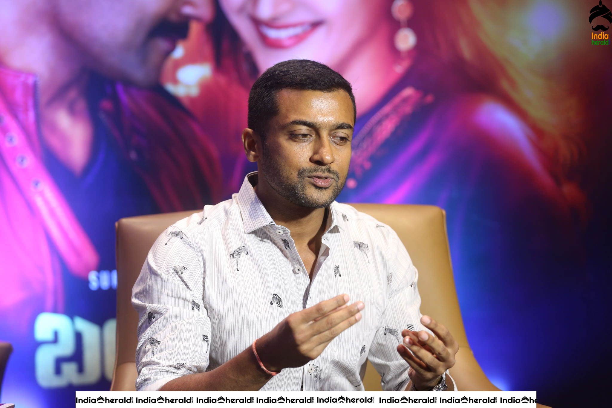 Actor Suriya Throwback Photos during Kaapaan interview