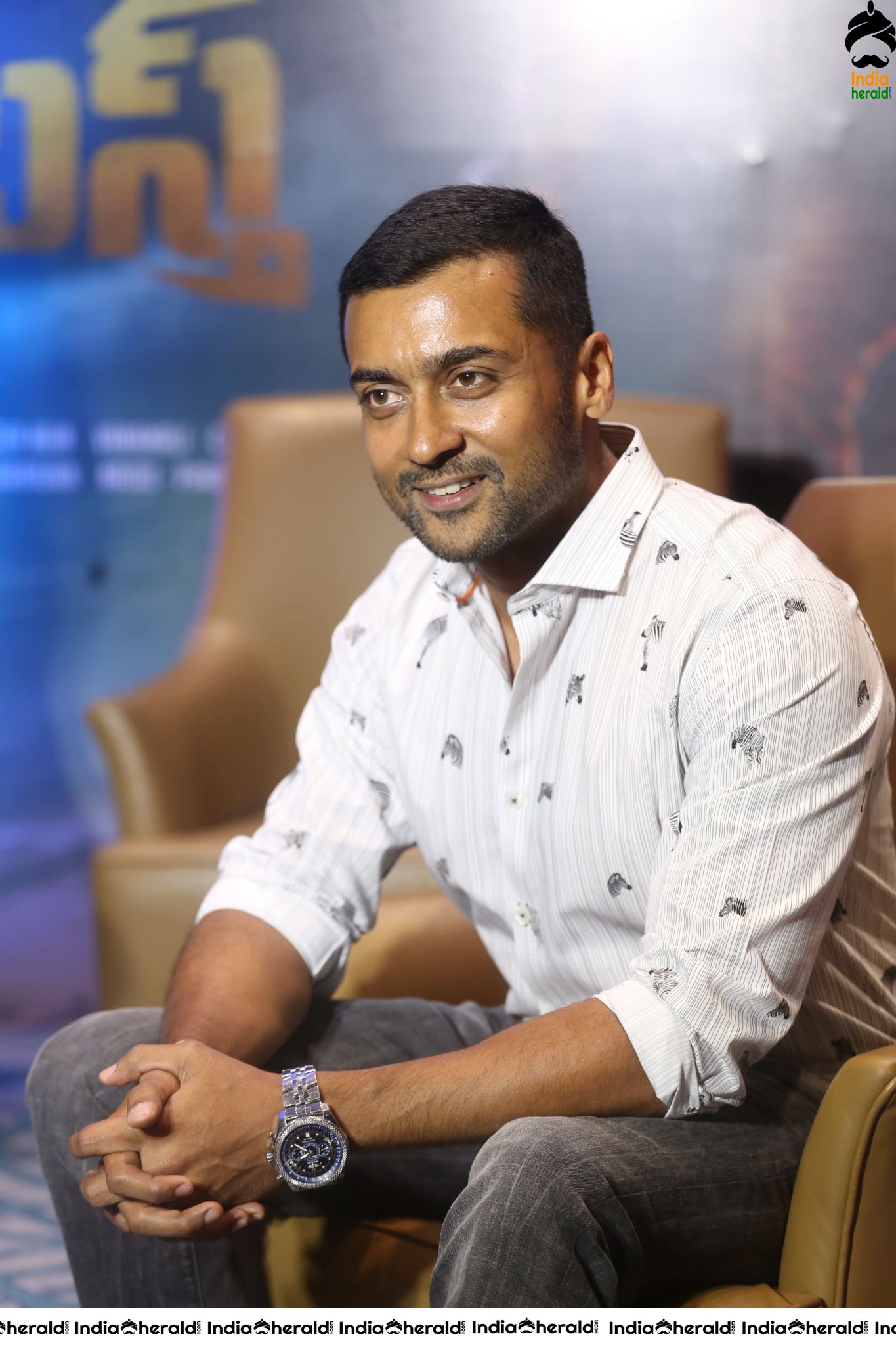 Actor Suriya Throwback Photos during Kaapaan interview